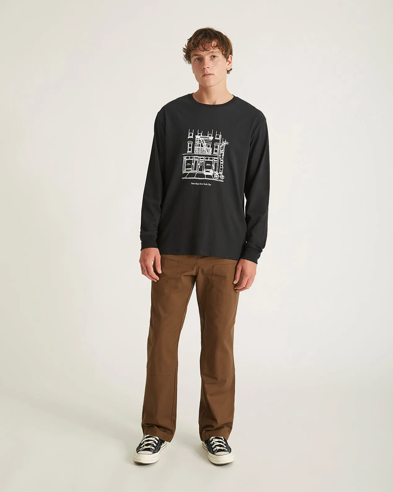 Cafe Standard LS Tee sold by Saturdays New York City product image thumbnail 2