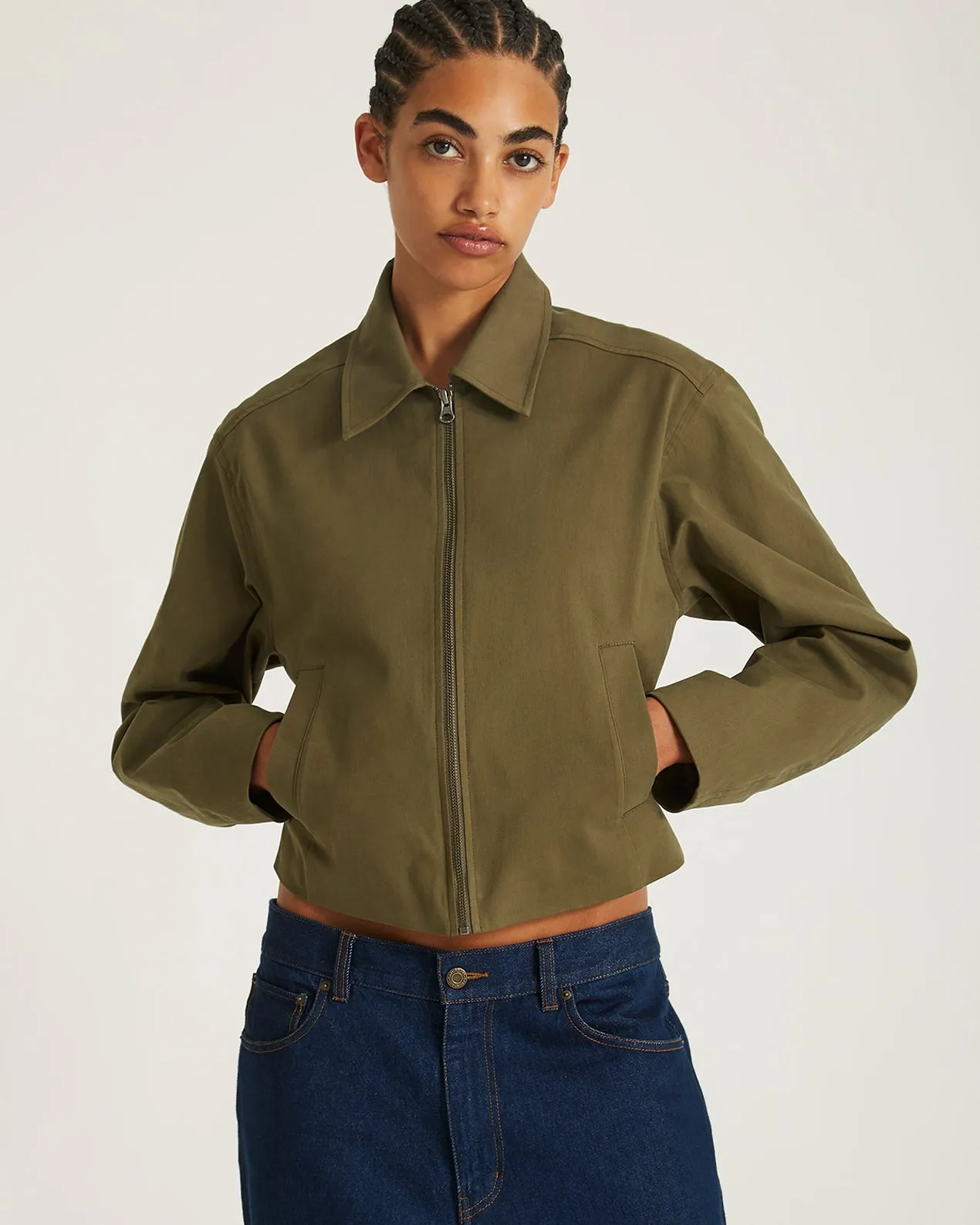 Jiao Sanded Twill Jacket sold by Saturdays New York City product image thumbnail 2