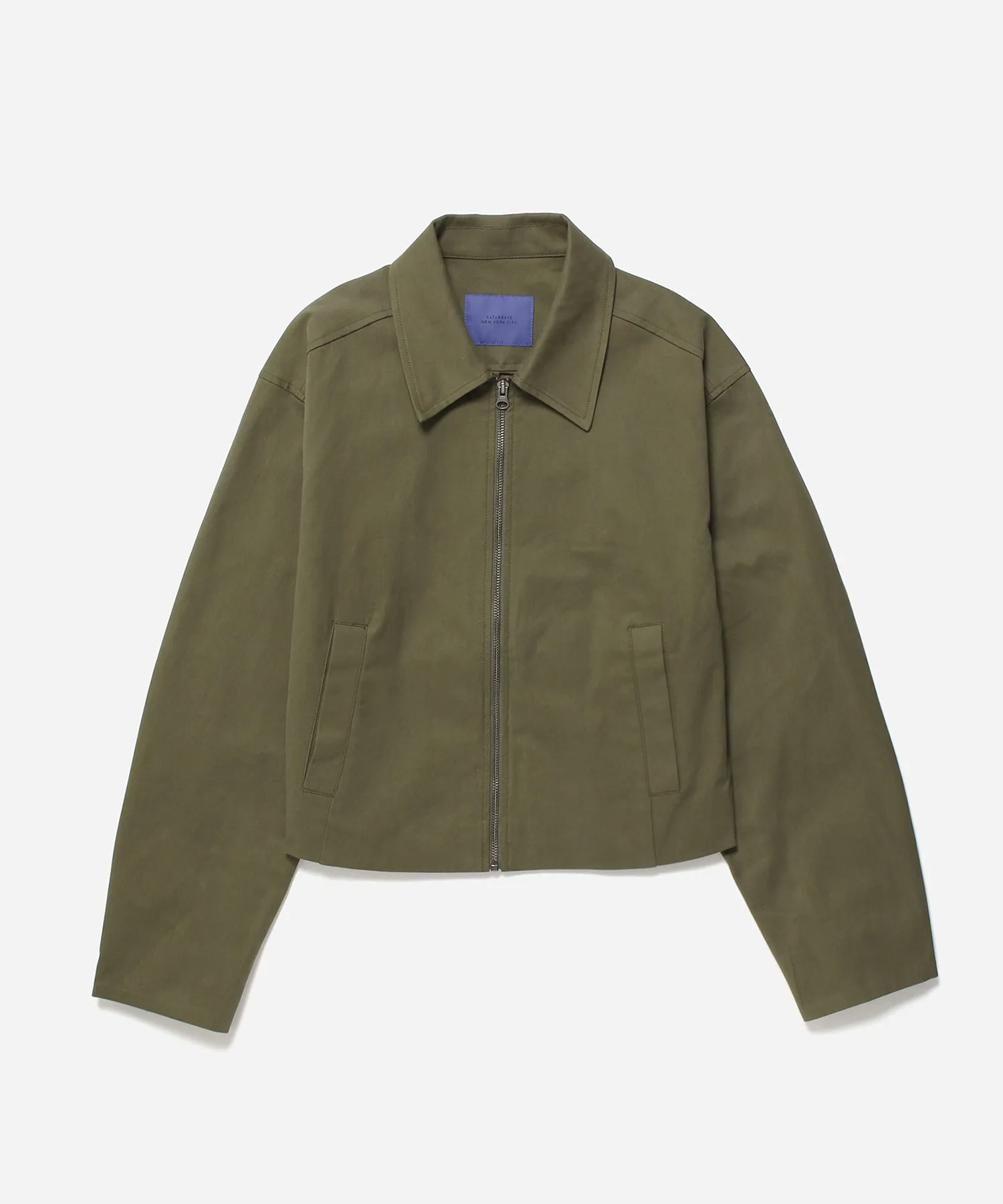Jiao Sanded Twill Jacket sold by Saturdays New York City