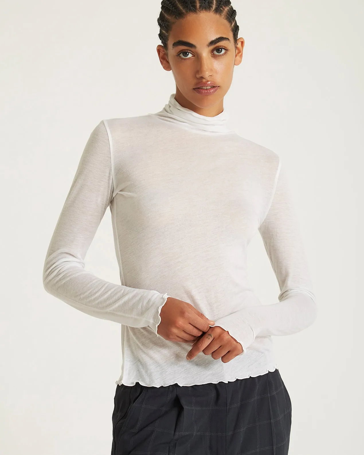 Sofia Lightweight Turtleneck Top sold by Saturdays New York City product image thumbnail 3