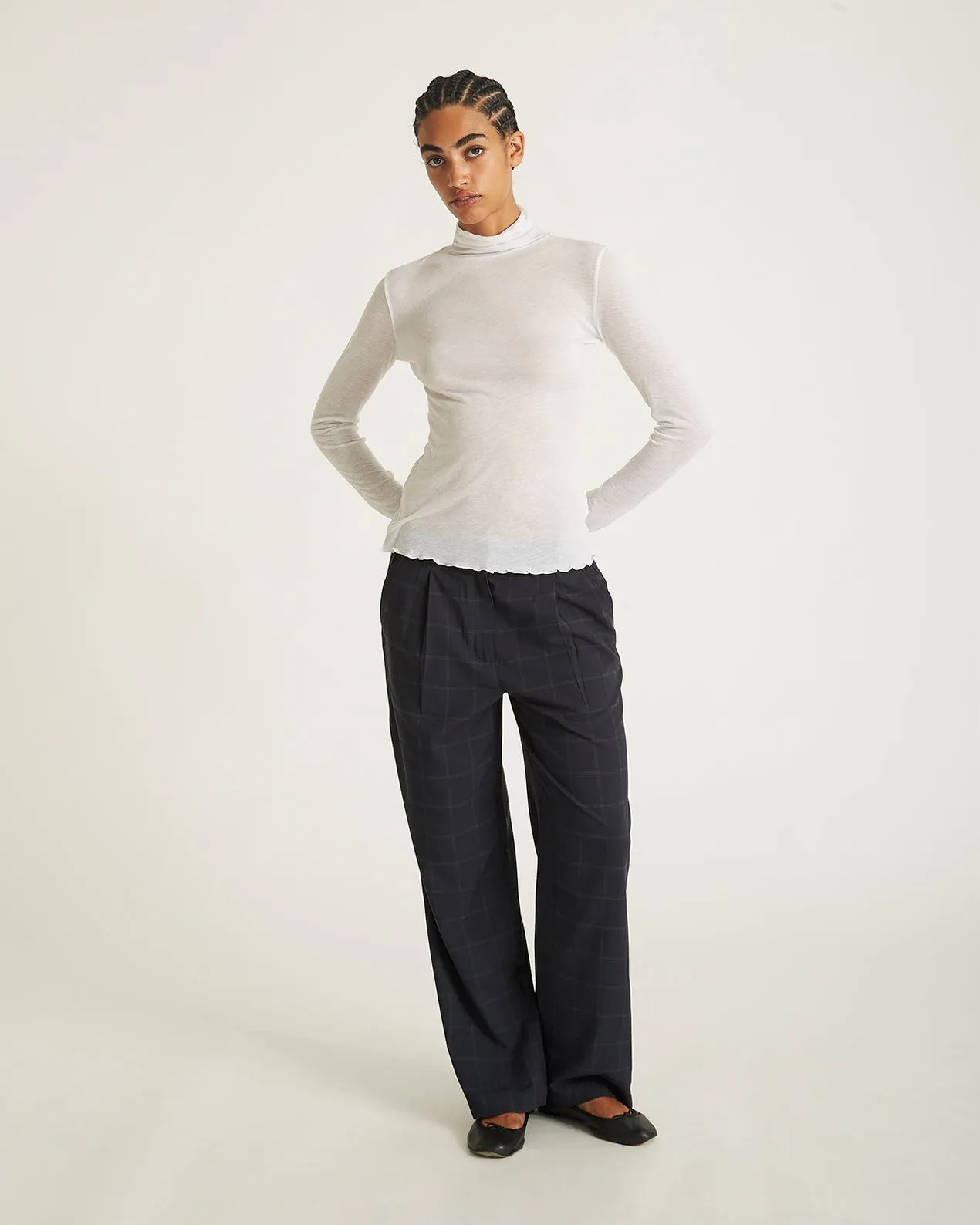 Sofia Lightweight Turtleneck Top sold by Saturdays New York City product image thumbnail 2