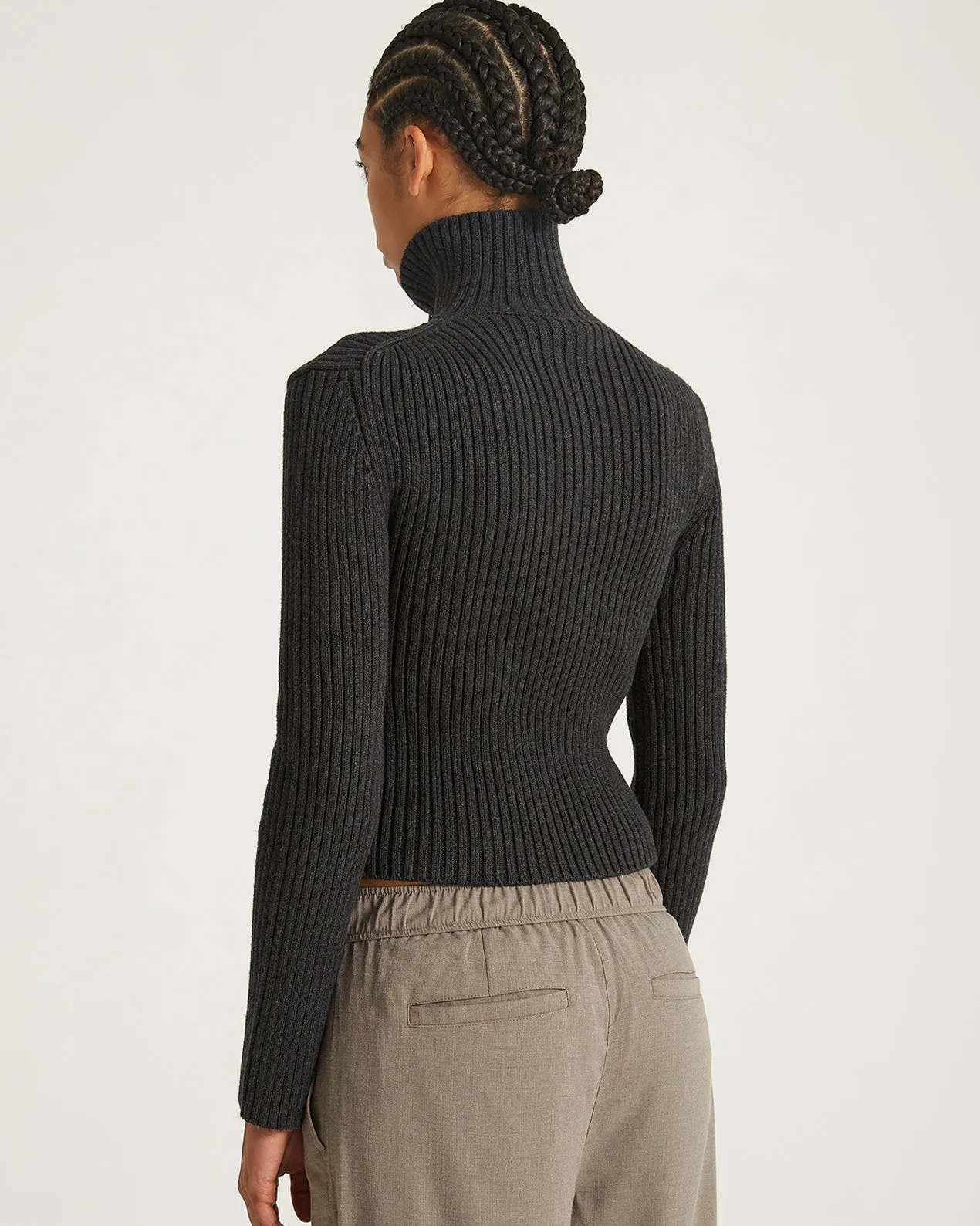 Leah Cashmere Zip Sweater sold by Saturdays New York City product image thumbnail 4
