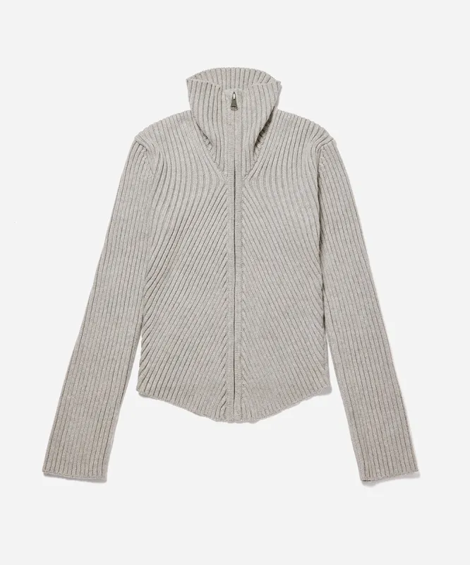 Leah Cashmere Zip Sweater sold by Saturdays New York City