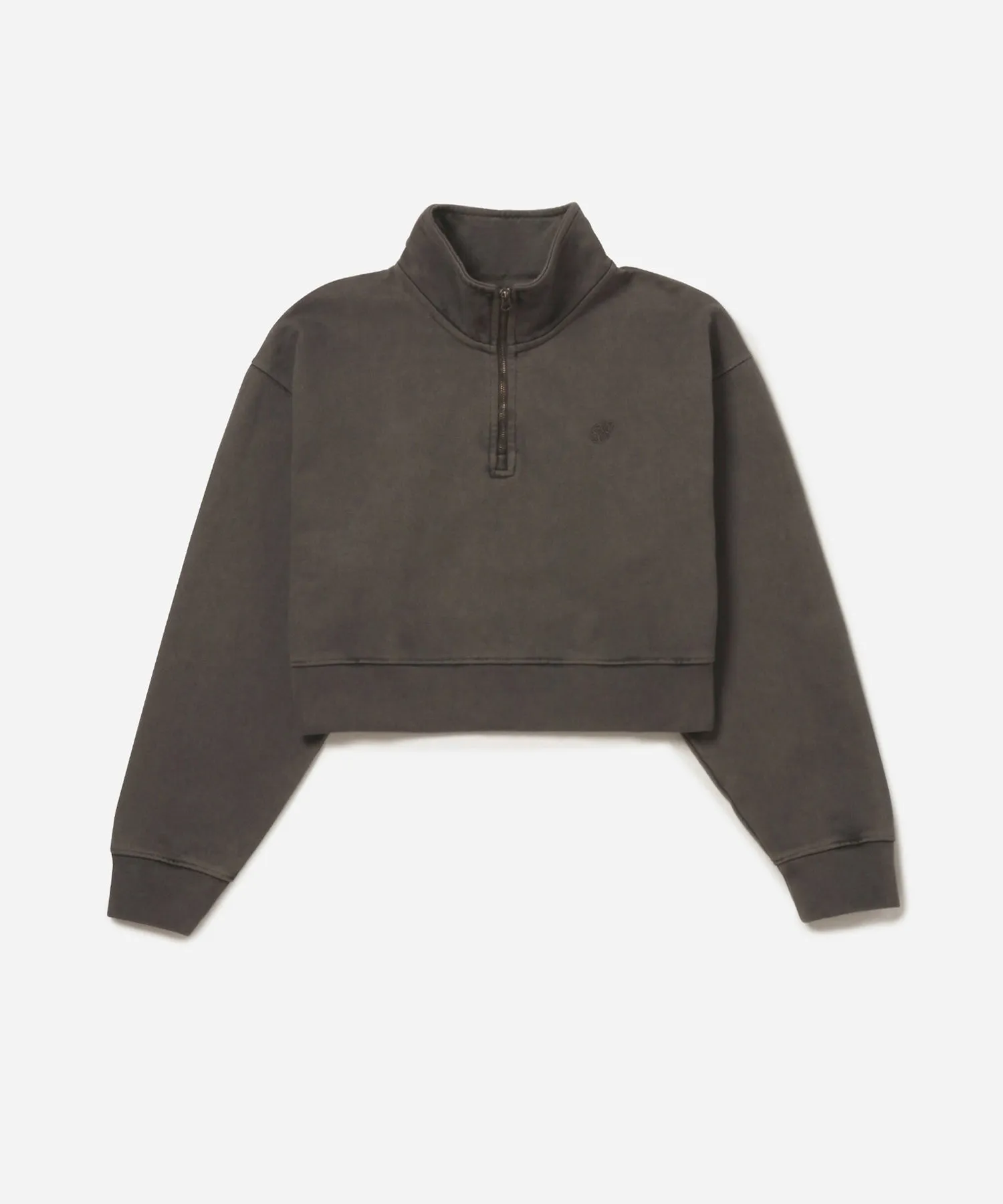 Eldridge Fundamental Cropped Quarter Zip sold by Saturdays New York City