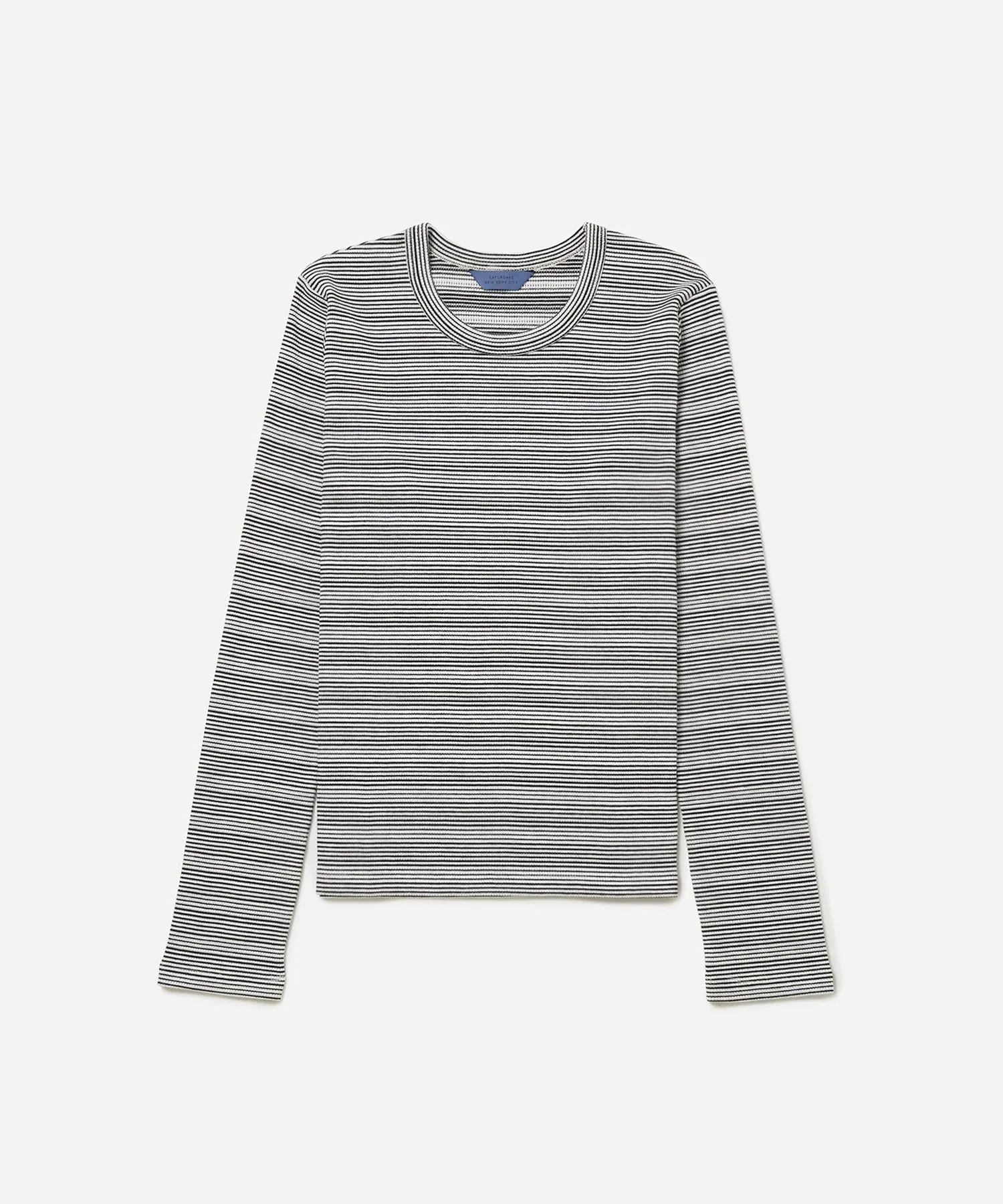 Striped Waffle LS Tee sold by Saturdays New York City
