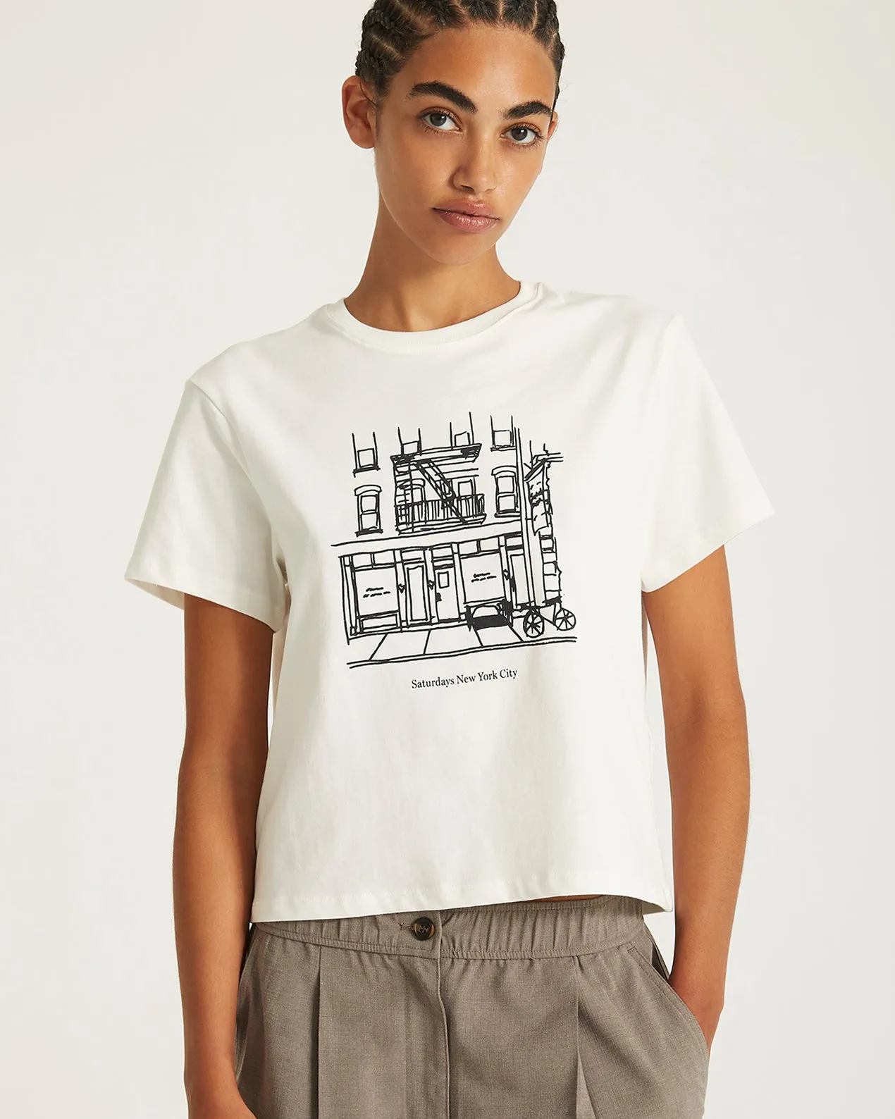 Cafe Standard SS Tee sold by Saturdays New York City product image thumbnail 3