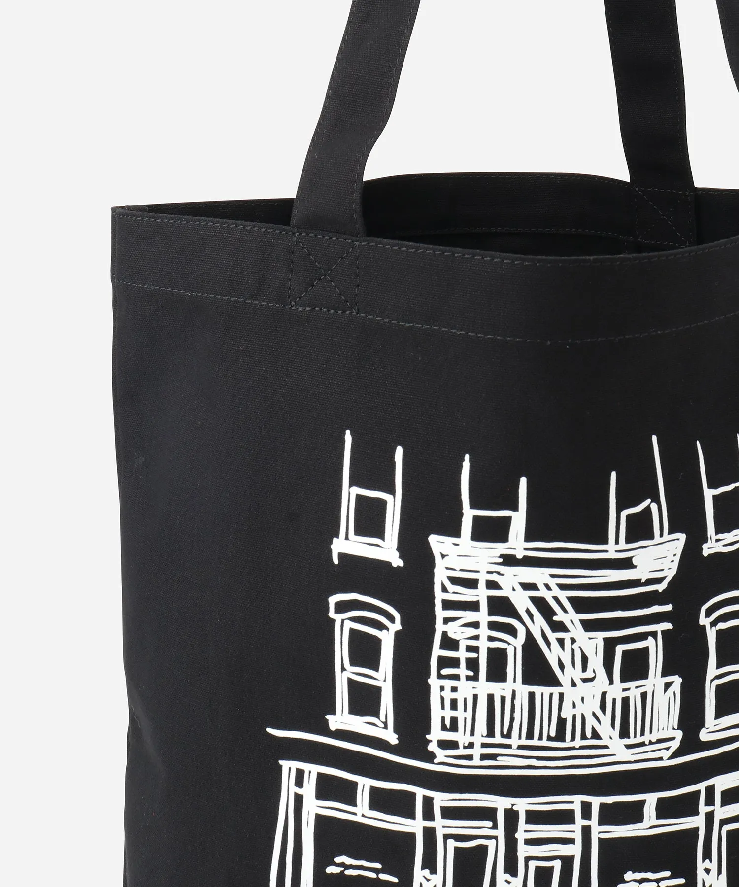 Cafe Sketch Canvas Tote sold by Saturdays New York City product image thumbnail 2