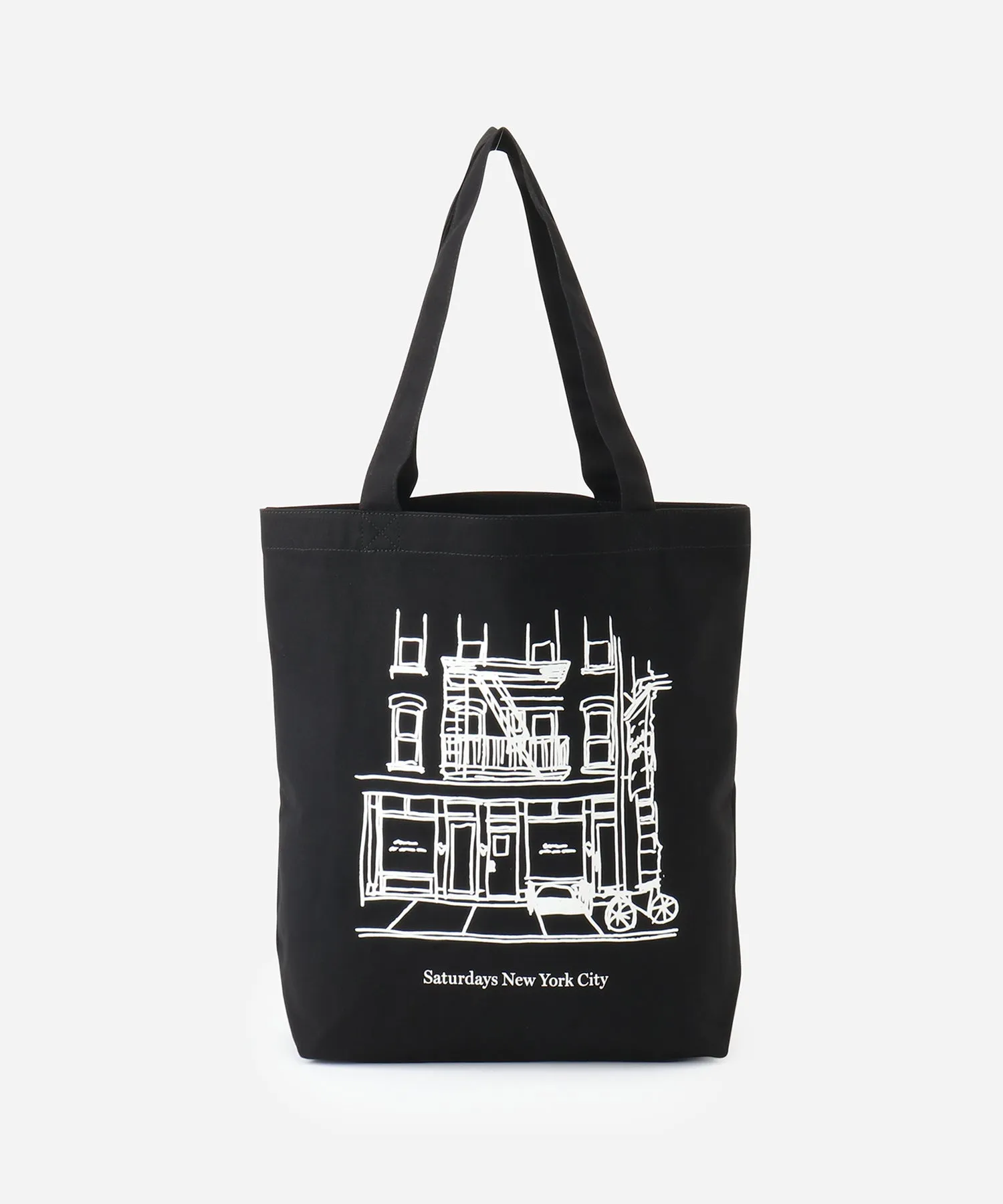 Cafe Sketch Canvas Tote sold by Saturdays New York City