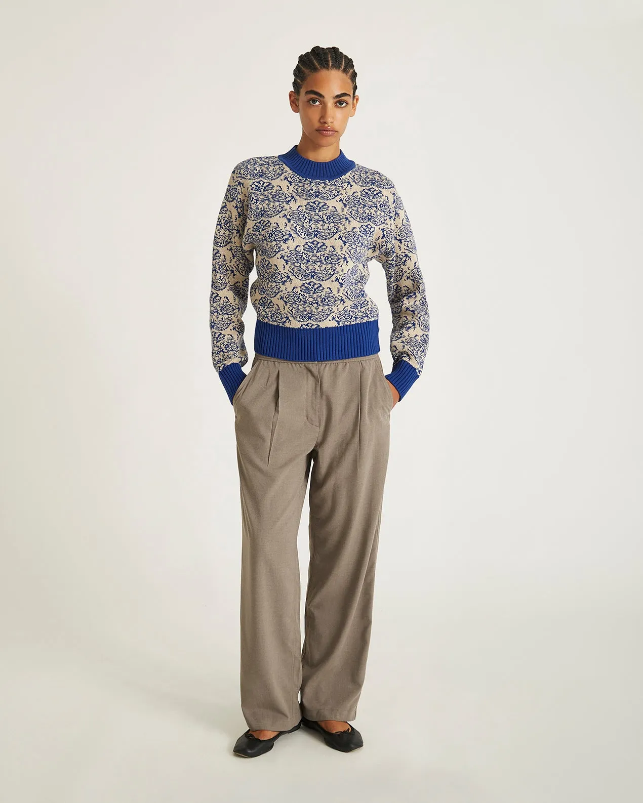 Varick Tapestry Mockneck Sweater sold by Saturdays New York City product image thumbnail 2