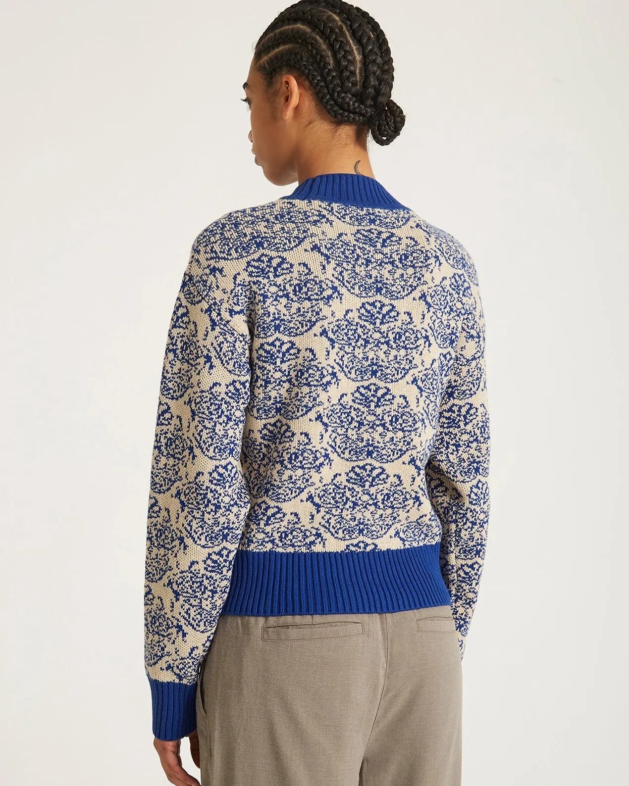 Varick Tapestry Mockneck Sweater sold by Saturdays New York City product image thumbnail 4
