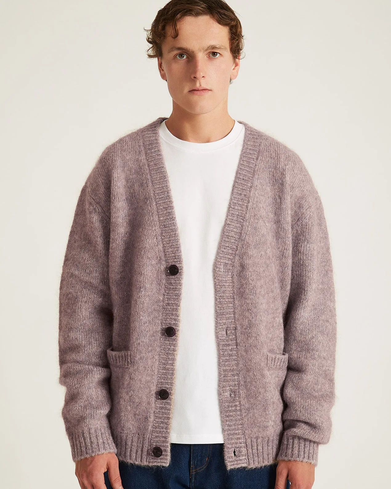 Michael Shaggy Wool Cardigan sold by Saturdays New York City product image thumbnail 3