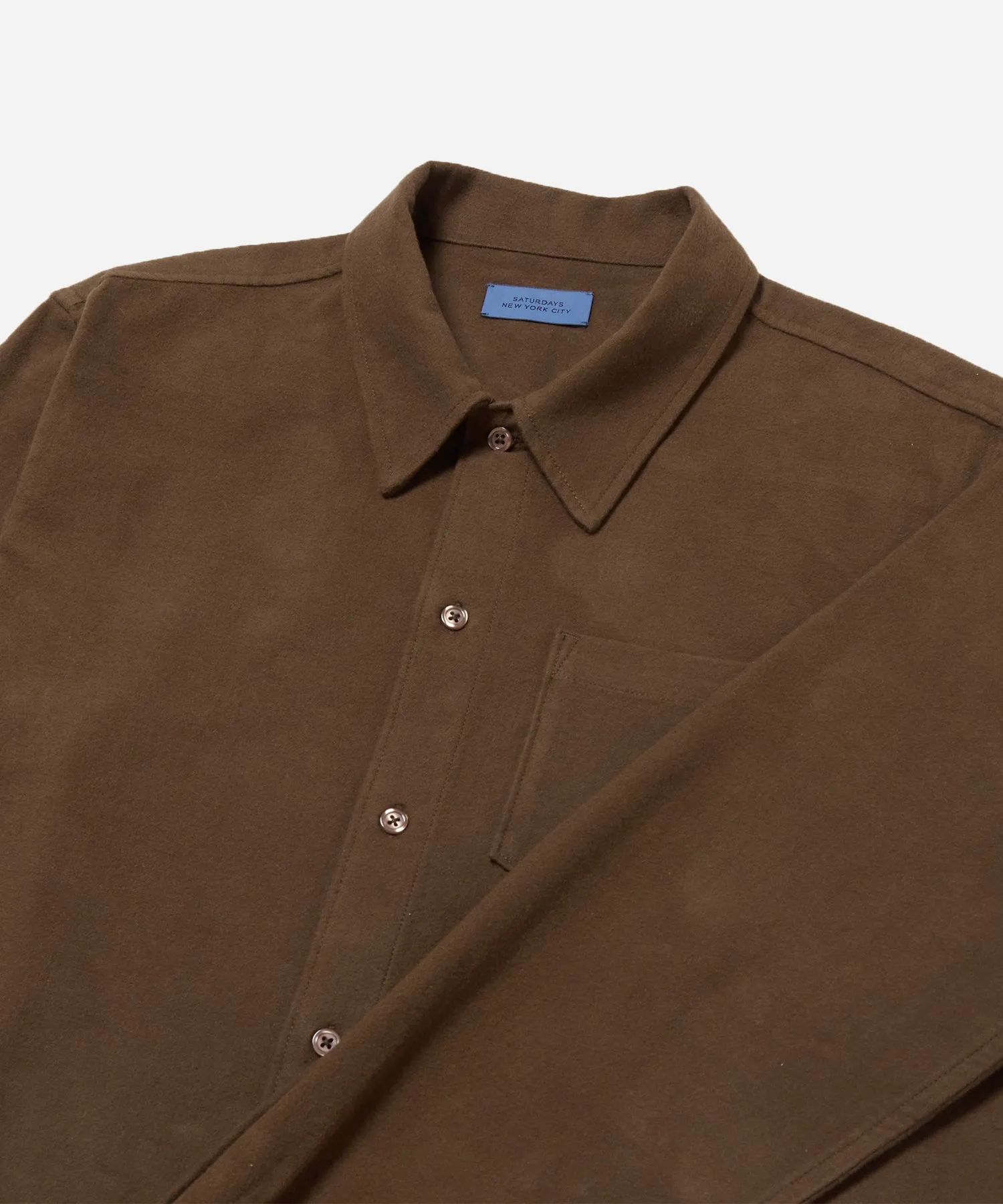 Broome Flannel Long Sleeve Shirt sold by Saturdays New York City product image thumbnail 5