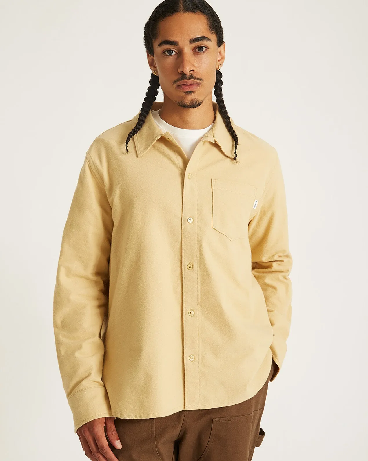 Broome Flannel Long Sleeve Shirt sold by Saturdays New York City product image thumbnail 3