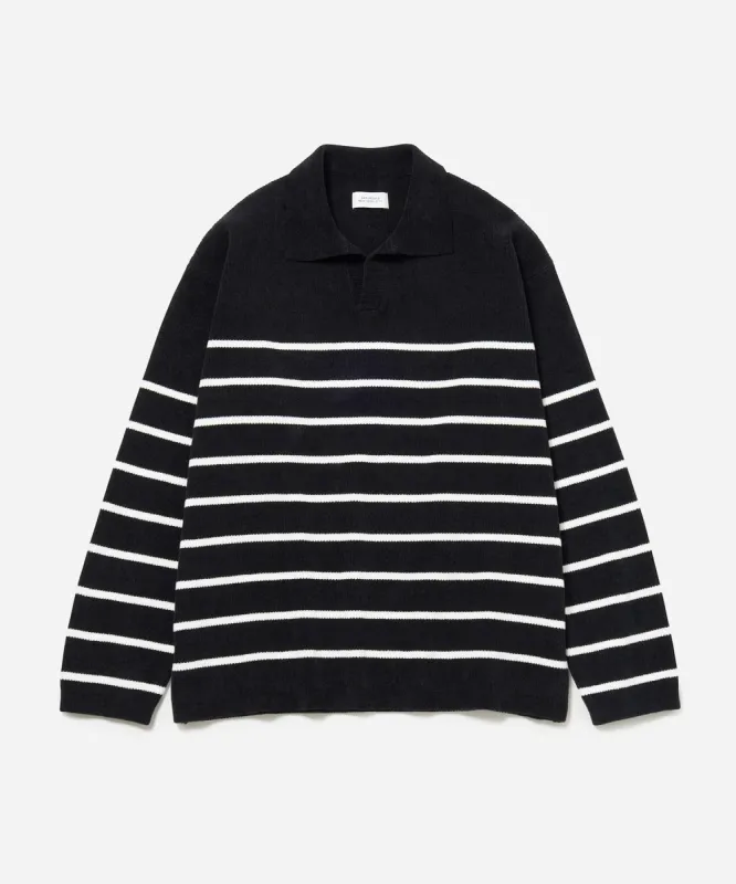 Mole Yarn Stripe Skipper Knit sold by Saturdays New York City
