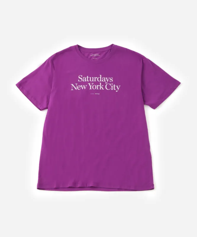 Miller Standard SS Tee made by Saturdays New York City