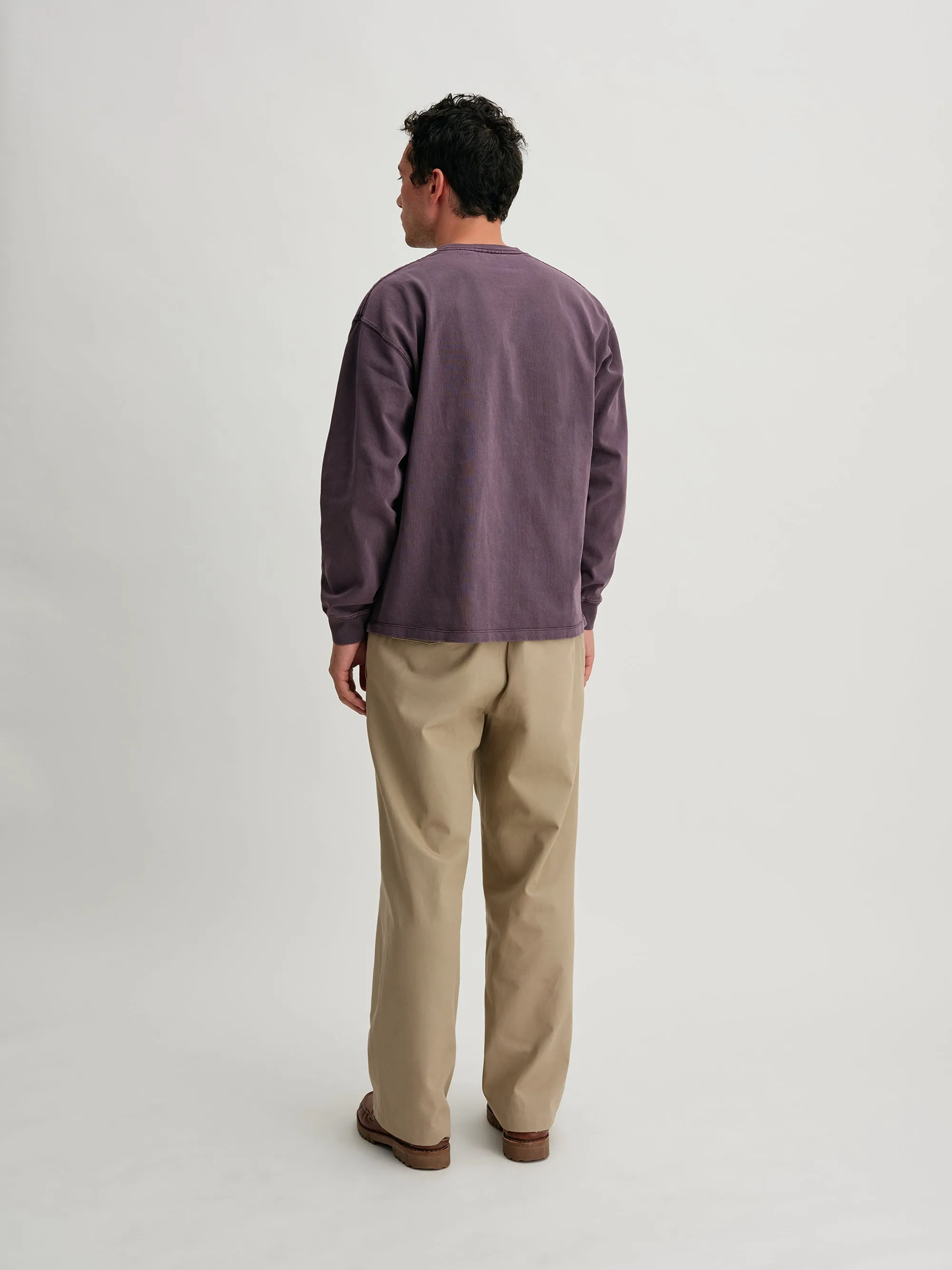 Heavy Weight Pigment LS Tee sold by Saturdays New York City product image thumbnail 4