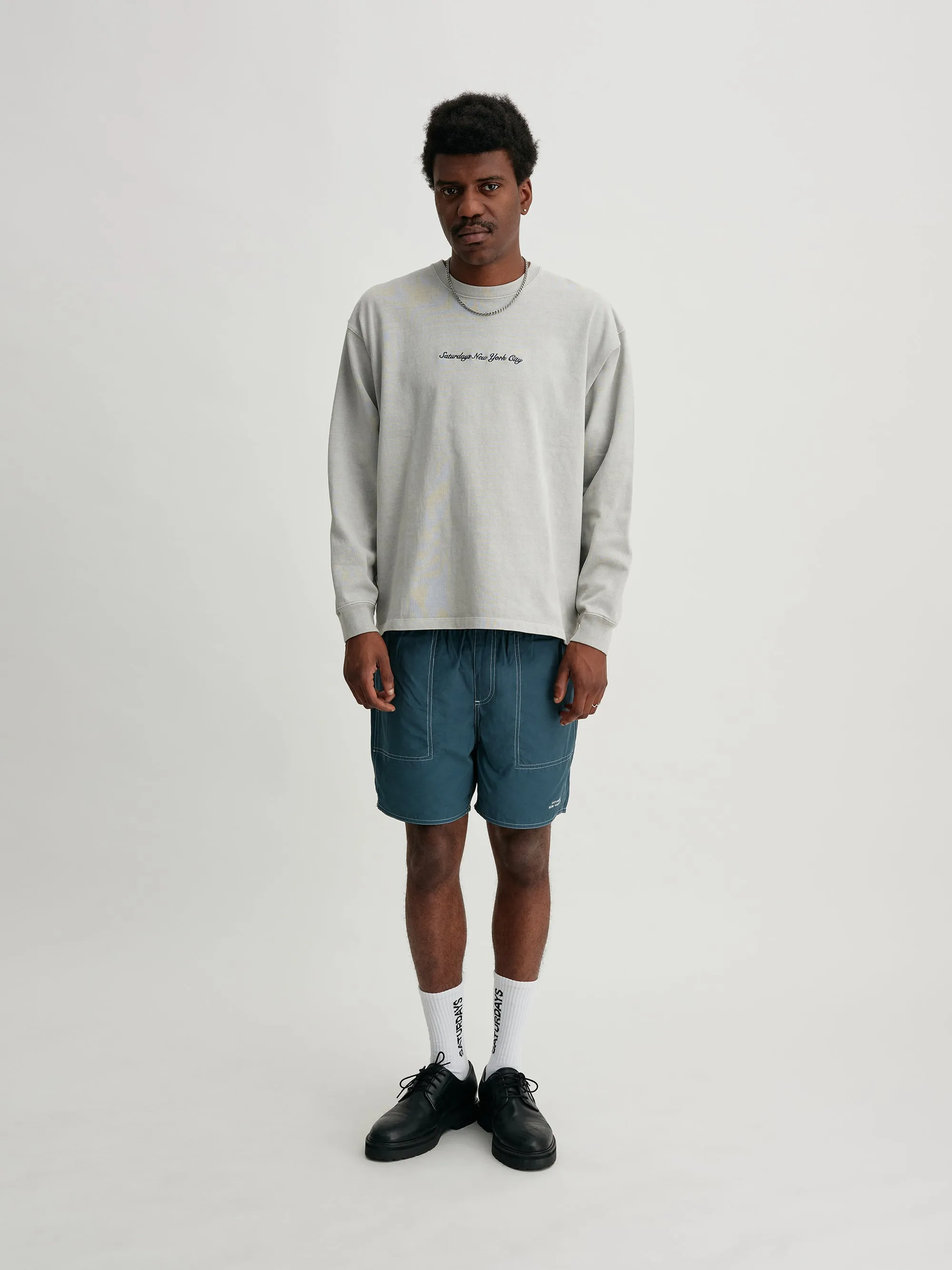 Heavy Weight Pigment LS Tee sold by Saturdays New York City product image thumbnail 2