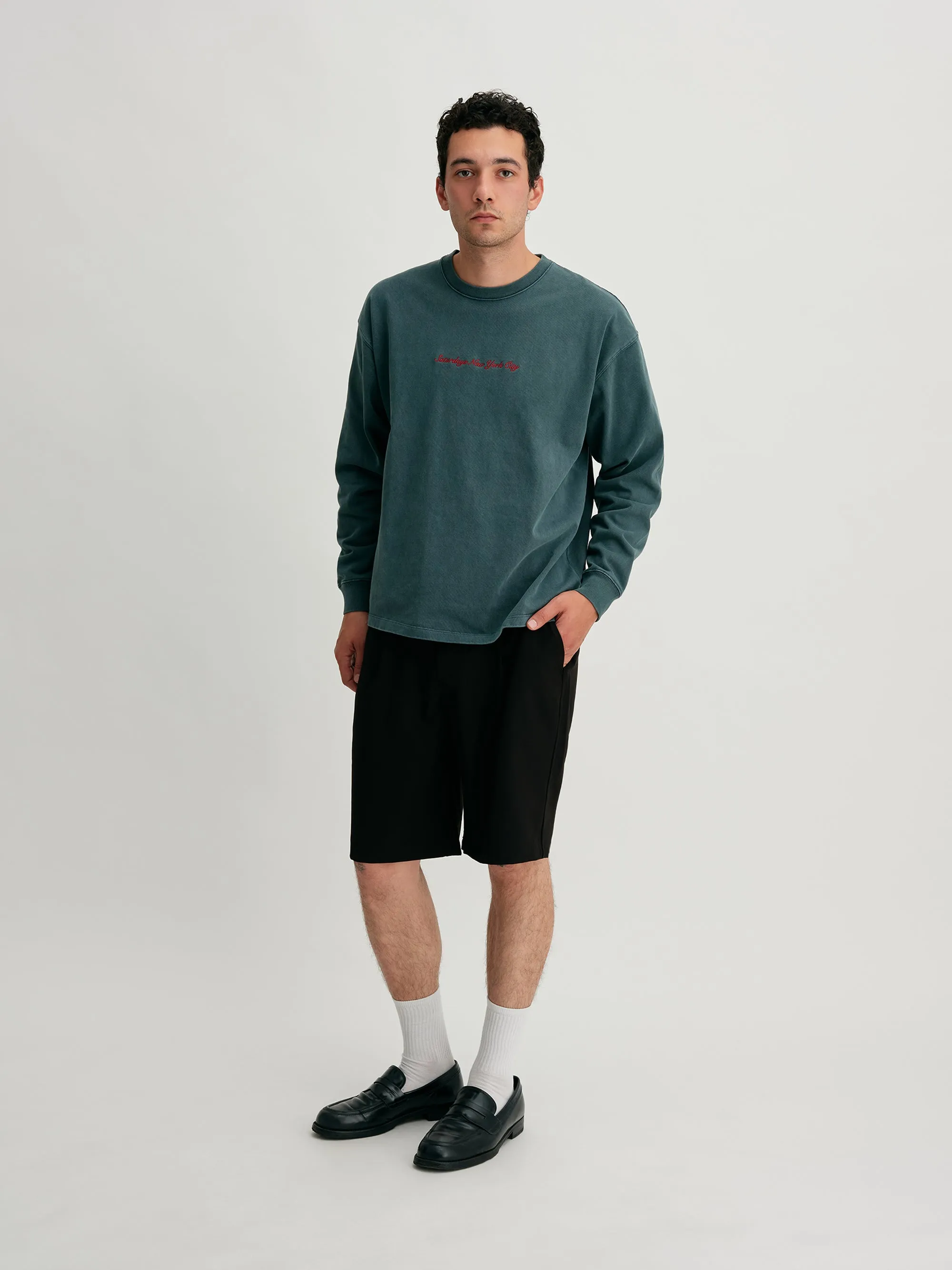 Heavy Weight Pigment LS Tee sold by Saturdays New York City product image thumbnail 2