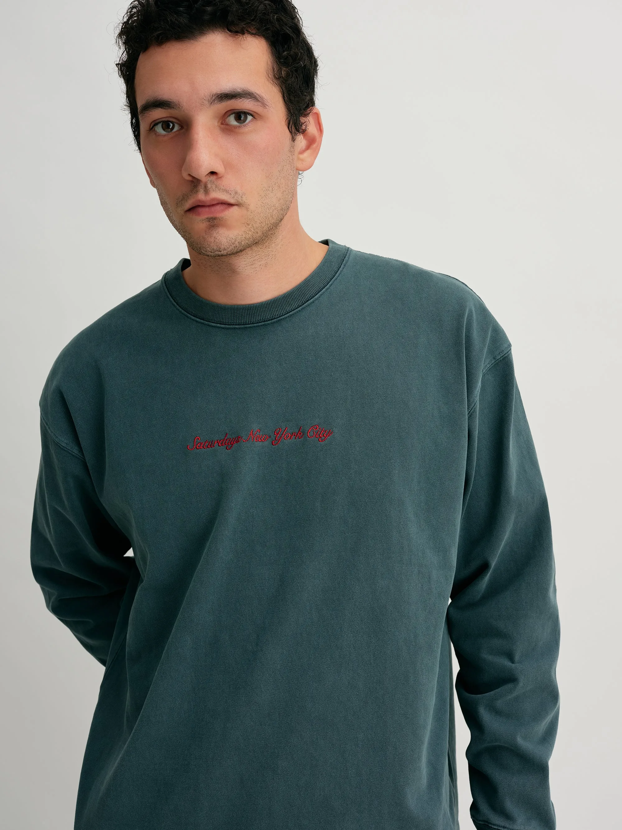 Heavy Weight Pigment LS Tee sold by Saturdays New York City product image thumbnail 3