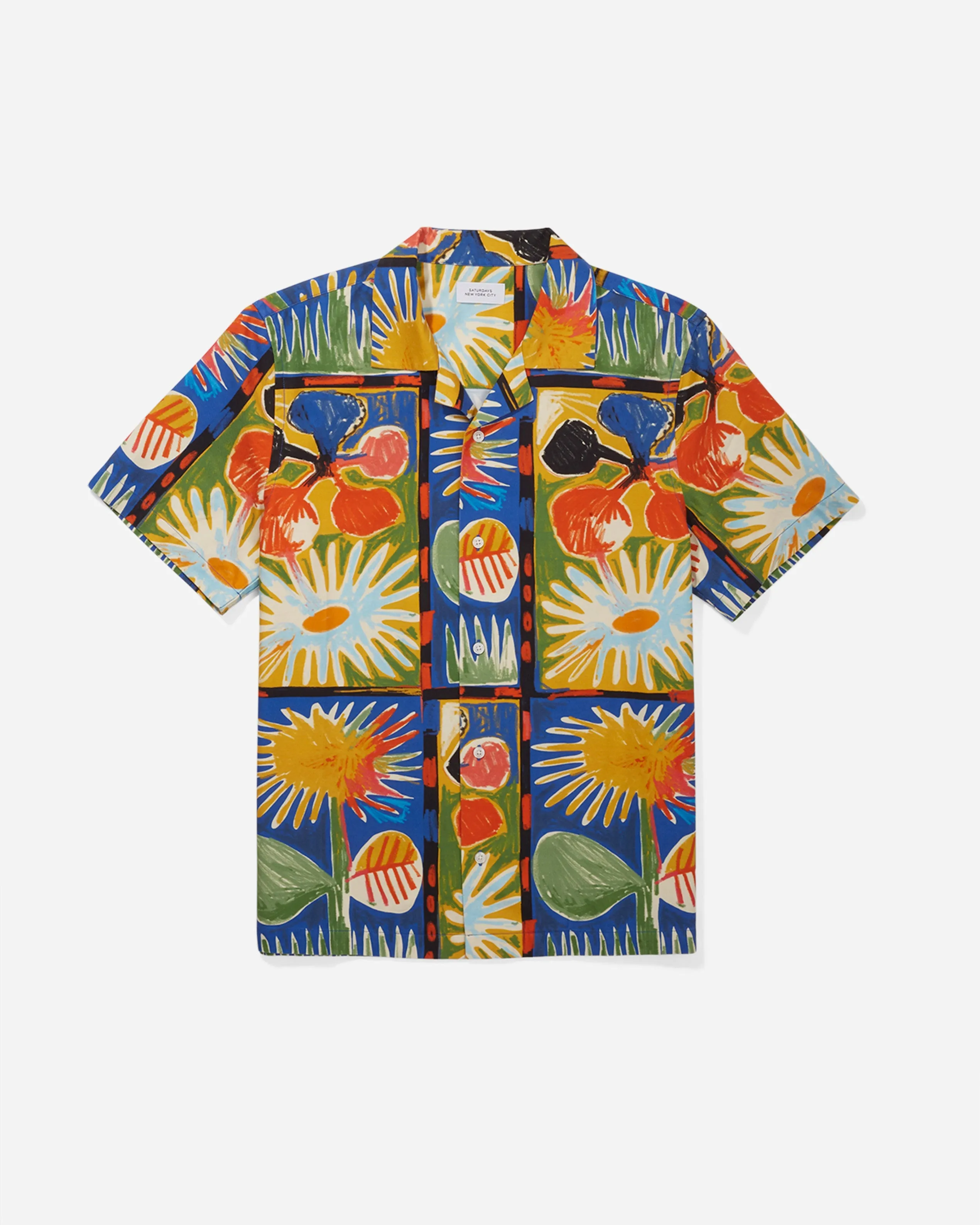 Summer Bloom Canty Short Sleeve Shirt sold by Saturdays New York City