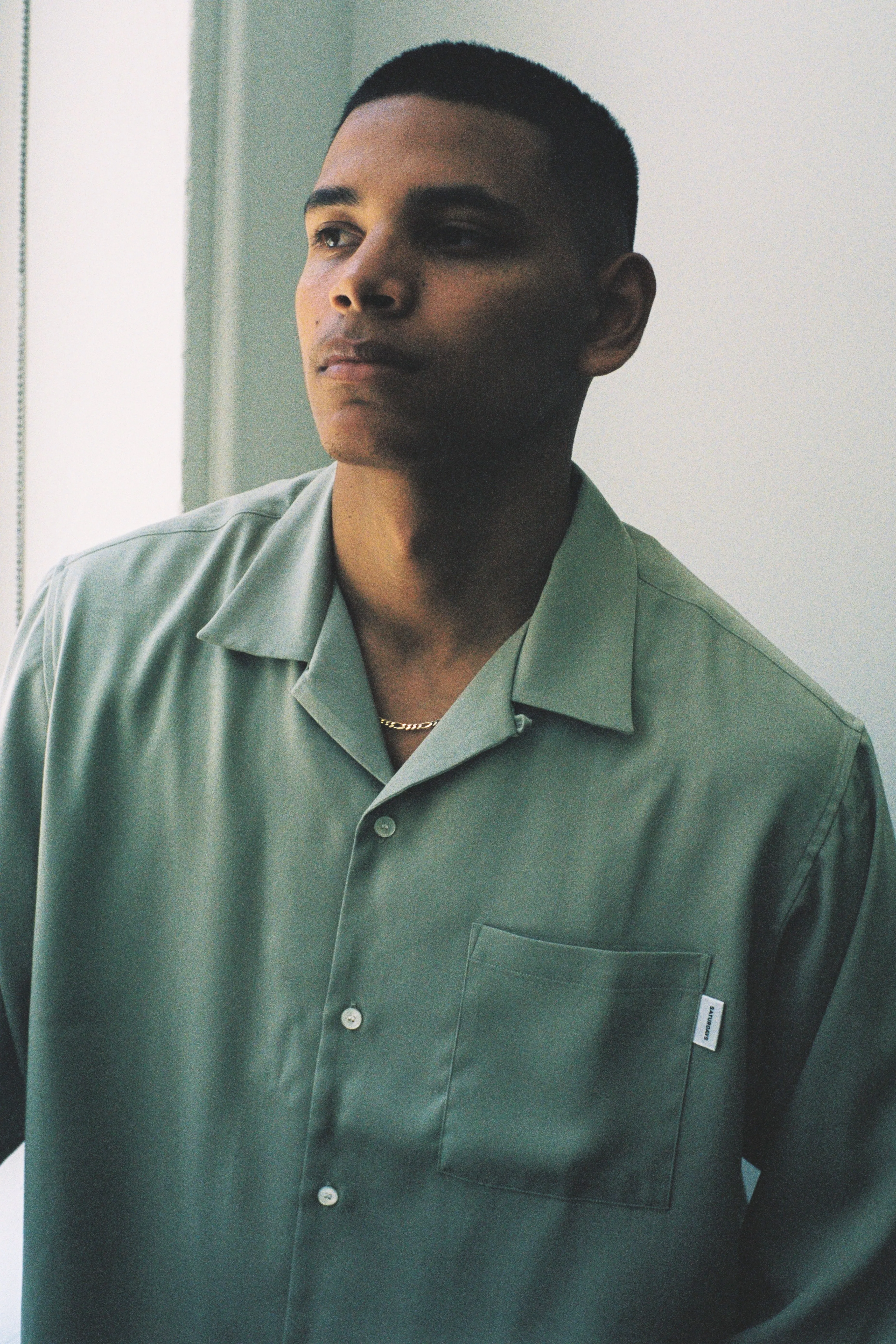 Marco Peach Skin LS Shirt sold by Saturdays New York City product image thumbnail 2