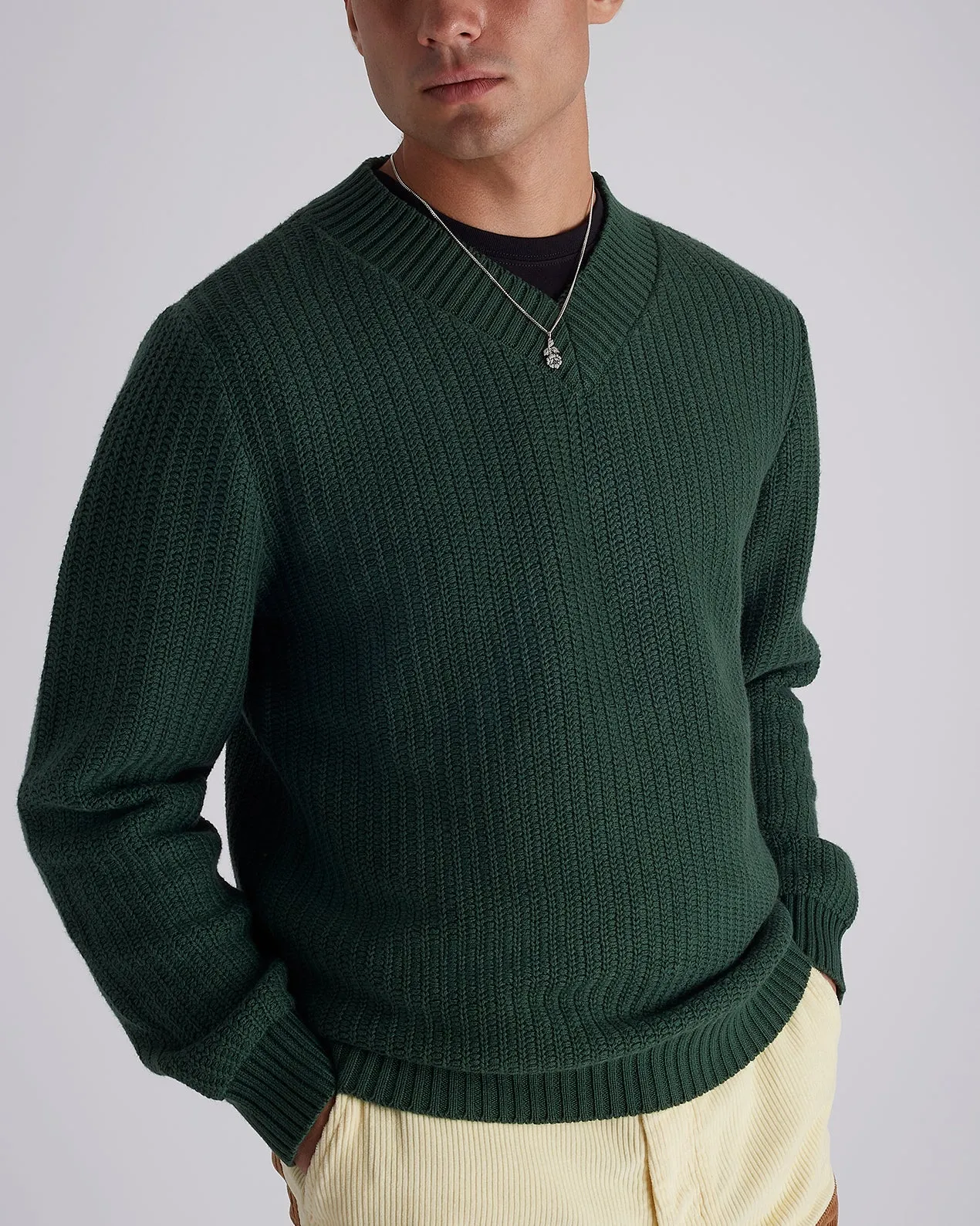 Charles Textured Stitch Sweater sold by Saturdays New York City product image thumbnail 3