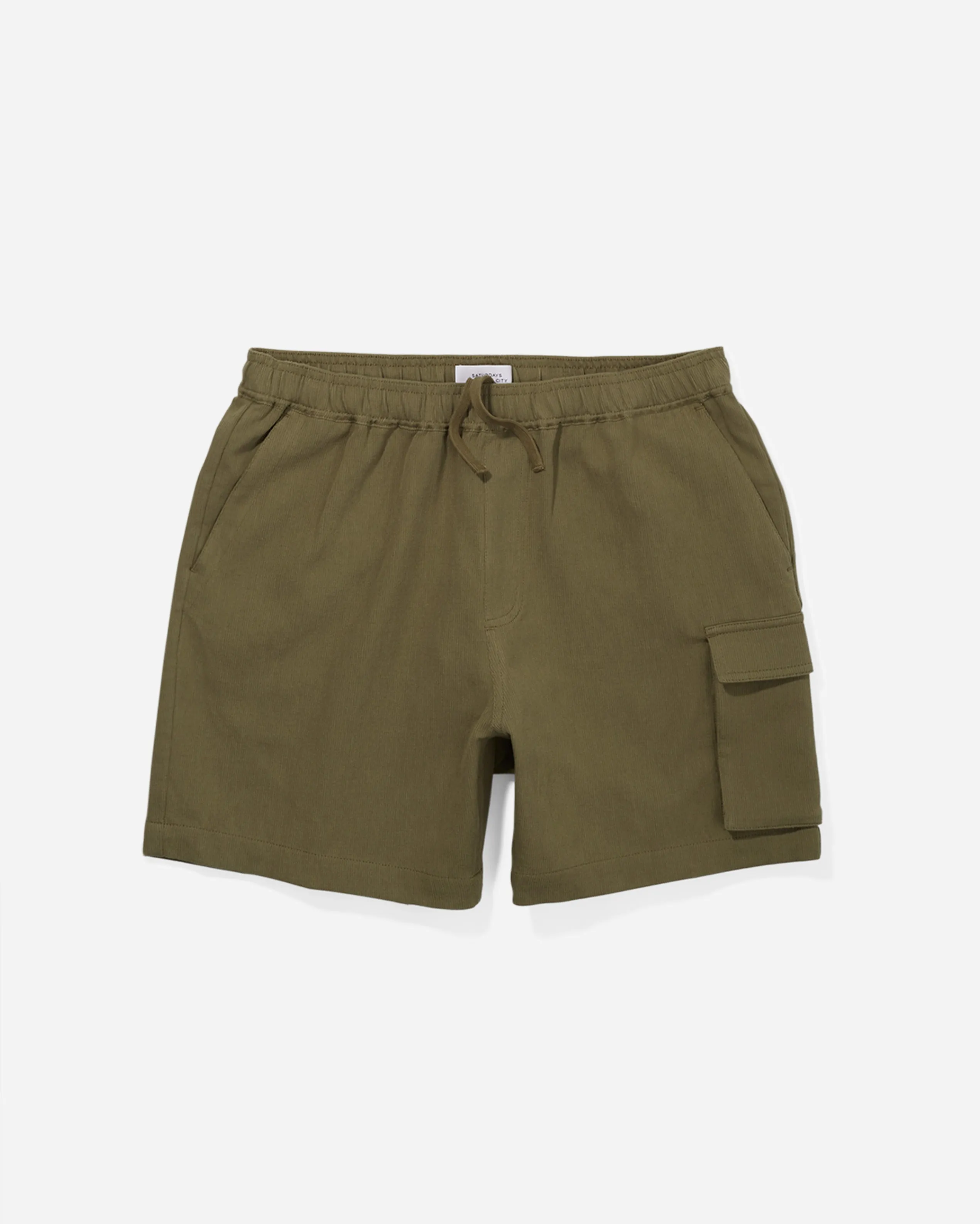 Theo Seersucker Cotton Short sold by Saturdays New York City