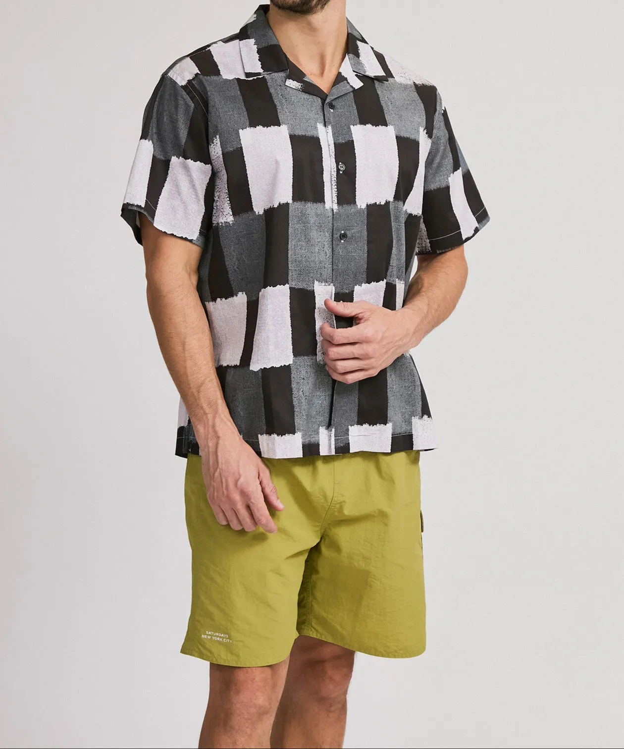 Canty Gingham SS Shirt sold by Saturdays New York City product image thumbnail 2