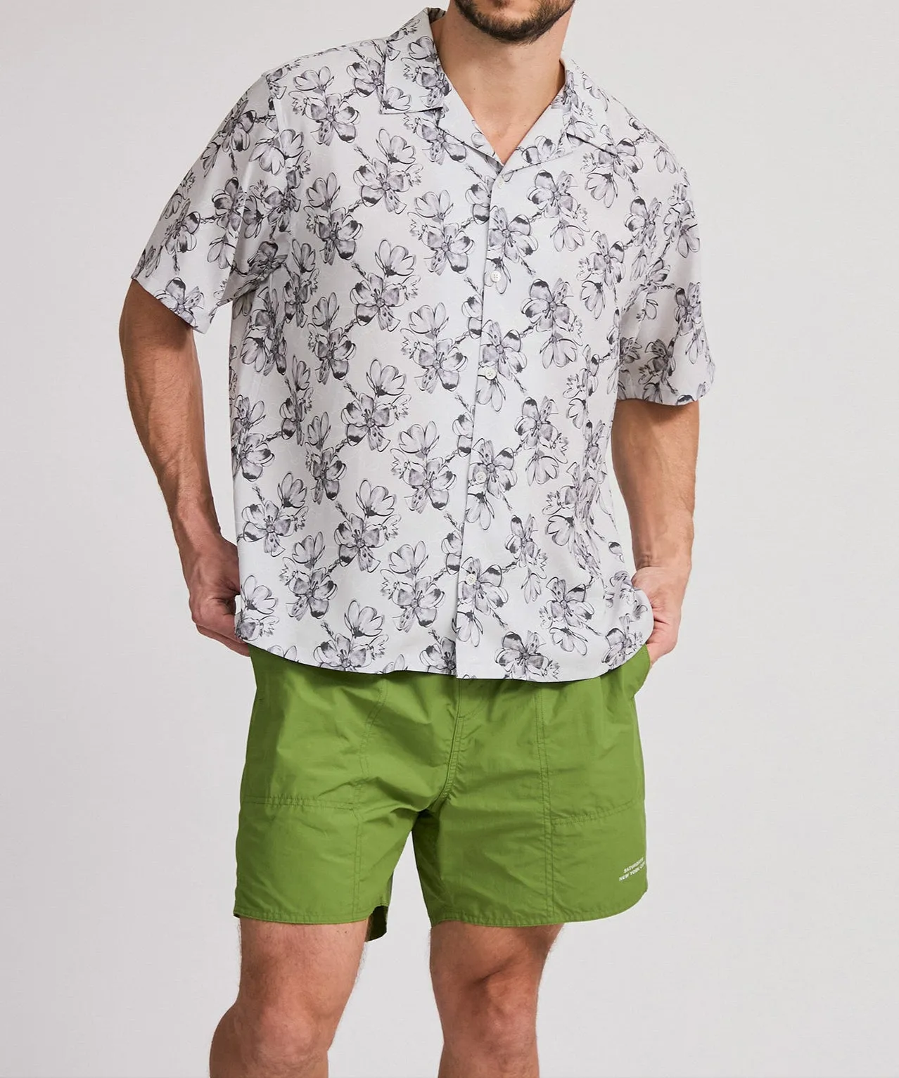 Canty Floral Printed SS Shirt sold by Saturdays New York City product image thumbnail 2