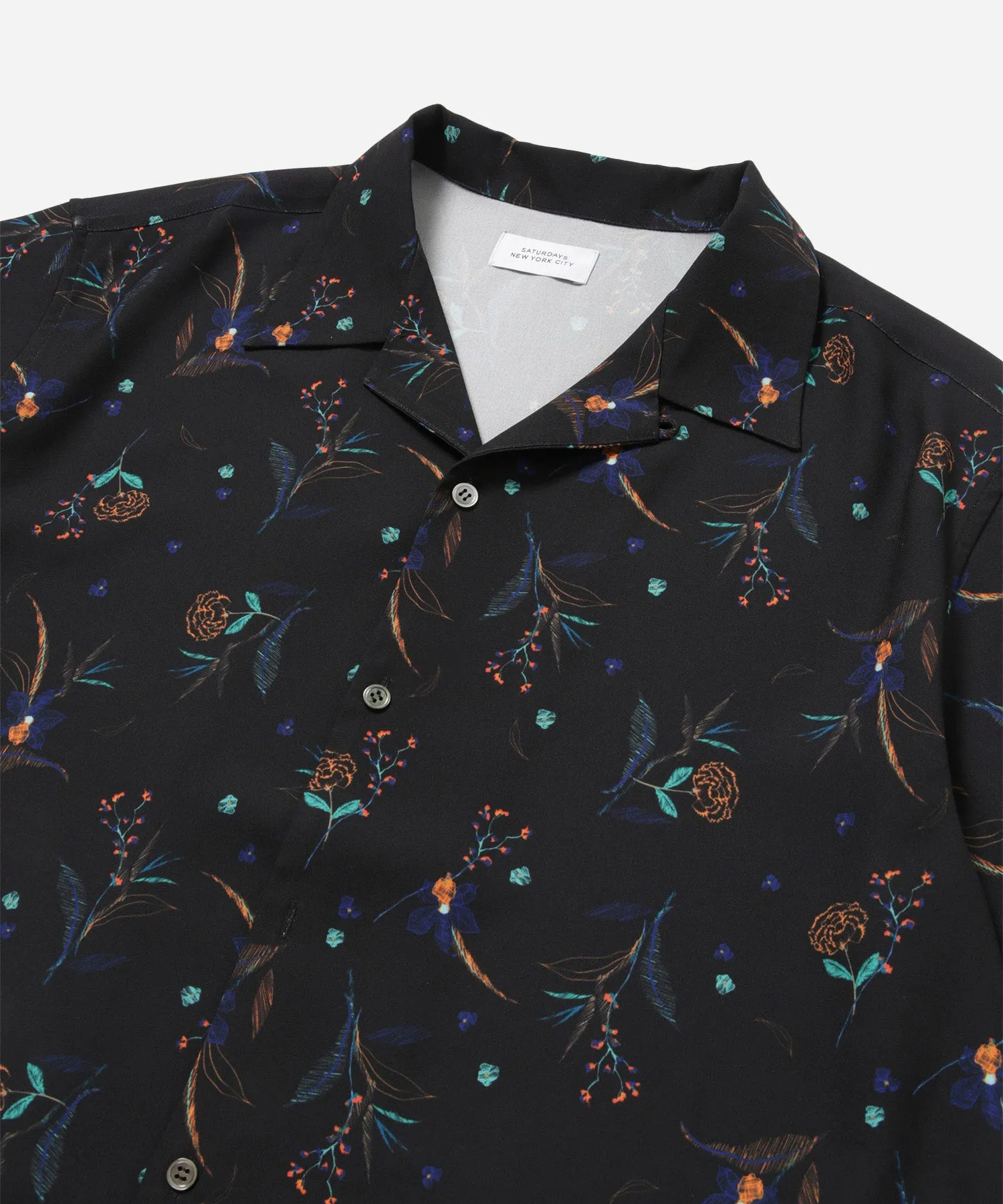 Canty Floral Printed SS Shirt sold by Saturdays New York City product image thumbnail 3