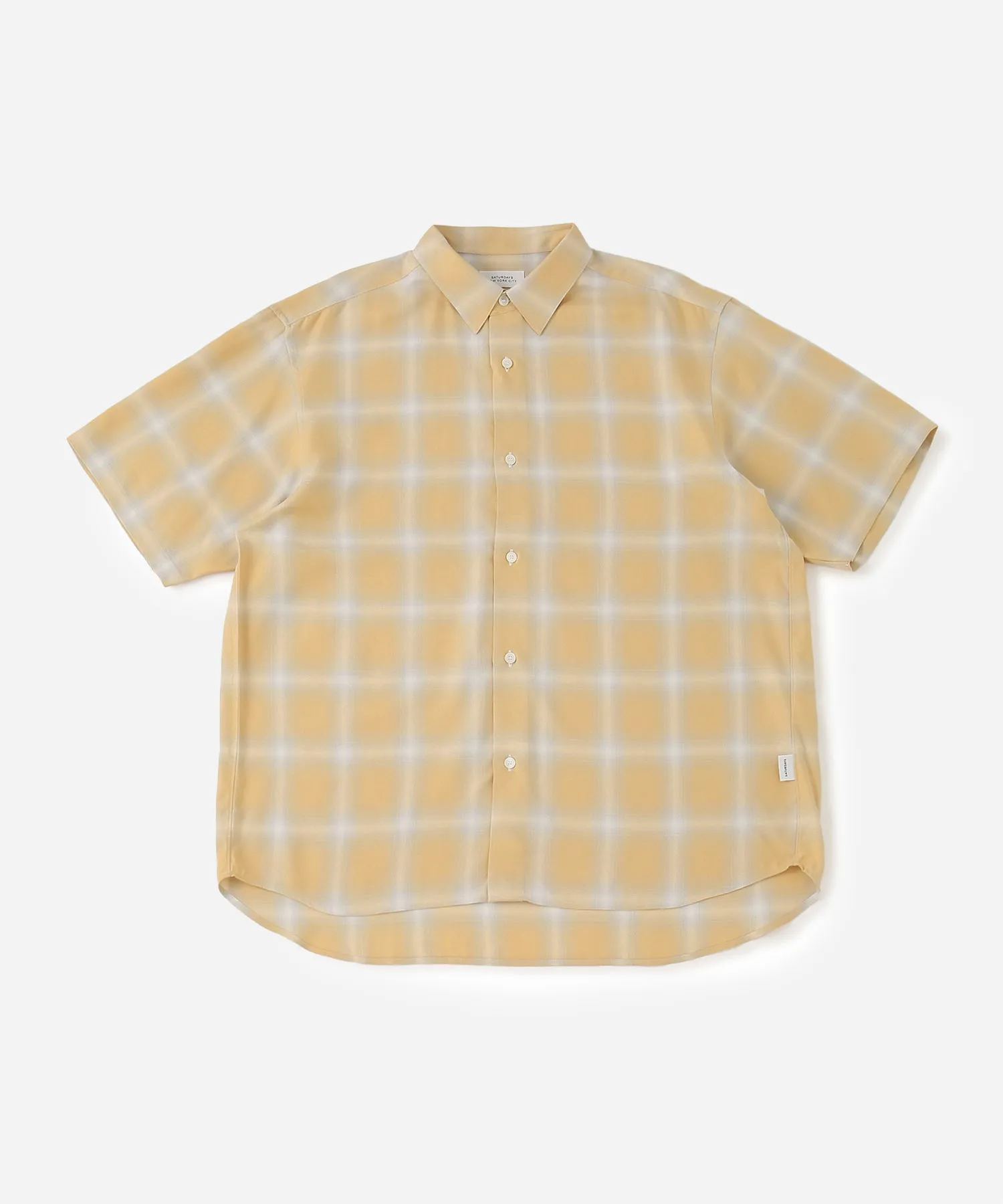 Bruce Checked SS Shirt sold by Saturdays New York City product image thumbnail 2