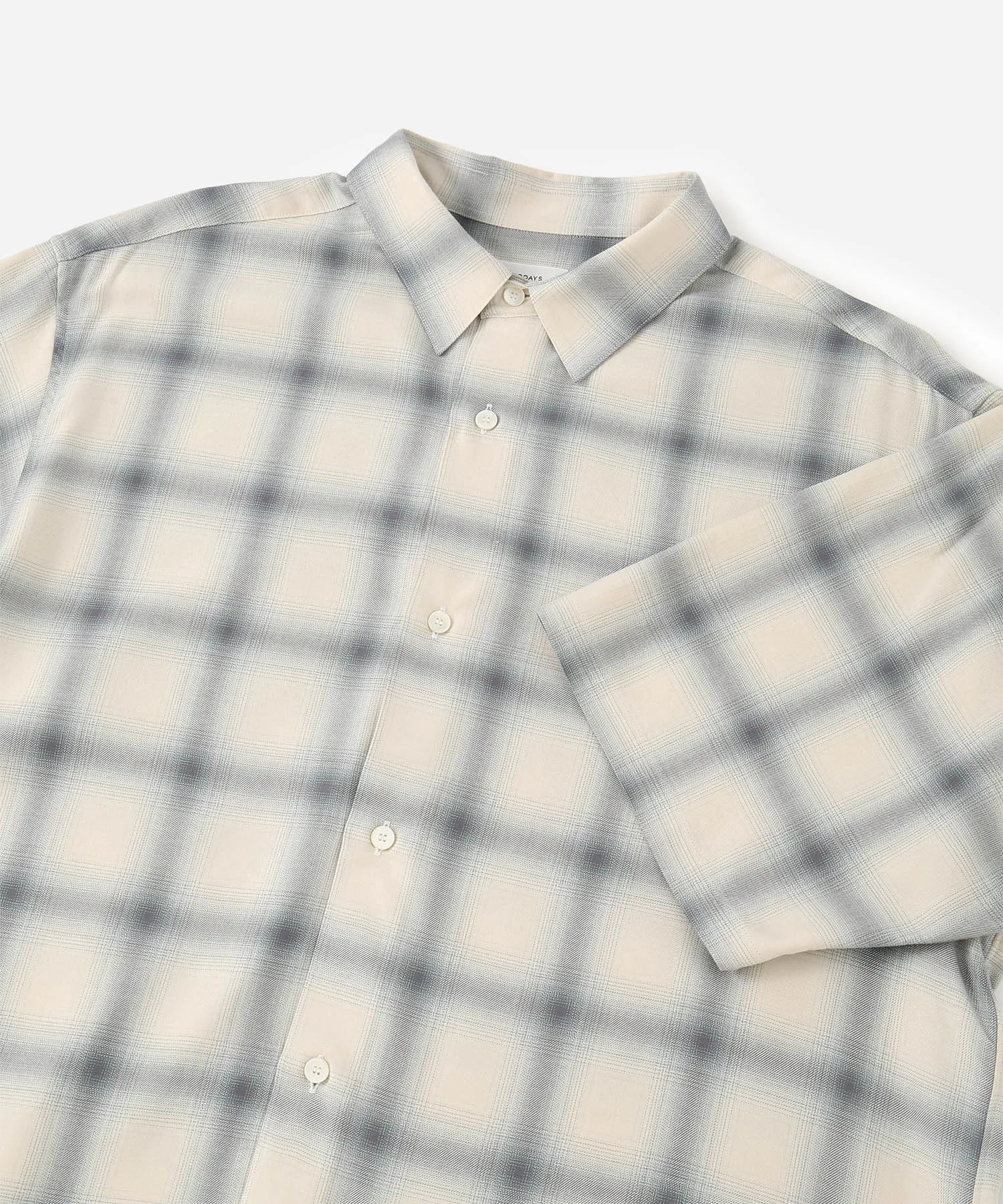 Bruce Checked SS Shirt sold by Saturdays New York City product image thumbnail 2