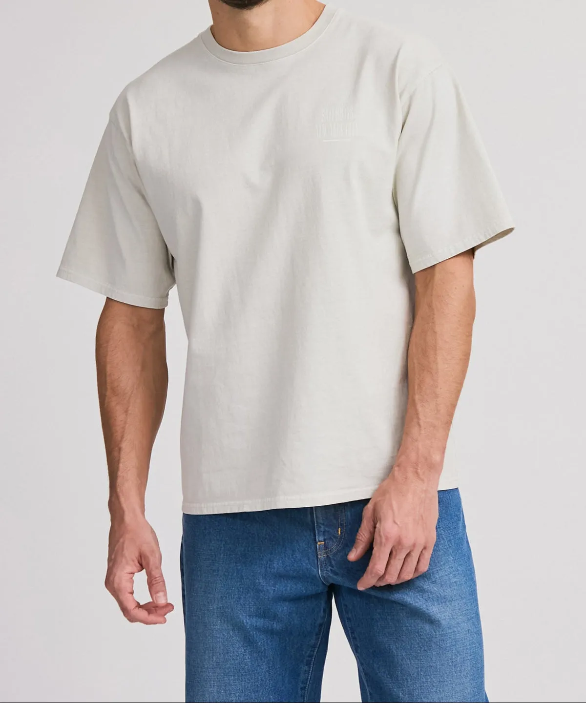 Slash Pigment Dyed Relaxed SS Tee sold by Saturdays New York City product image thumbnail 3