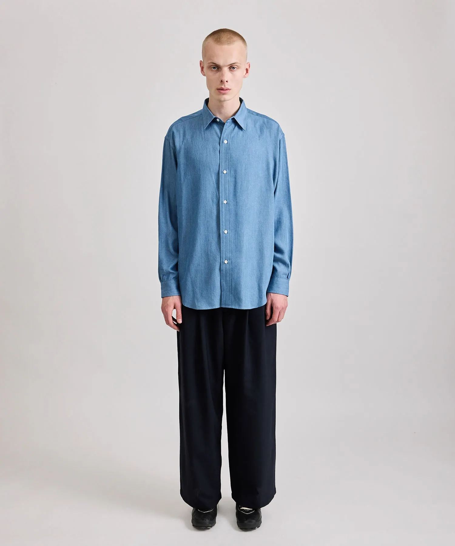 Luis Chambray LS Shirt sold by Saturdays New York City product image thumbnail 2
