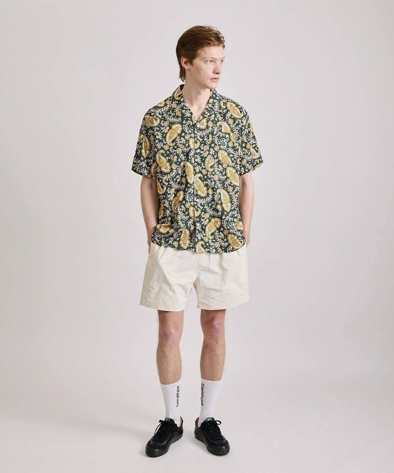 Canty Paisley SS Shirt sold by Saturdays New York City product image thumbnail 3