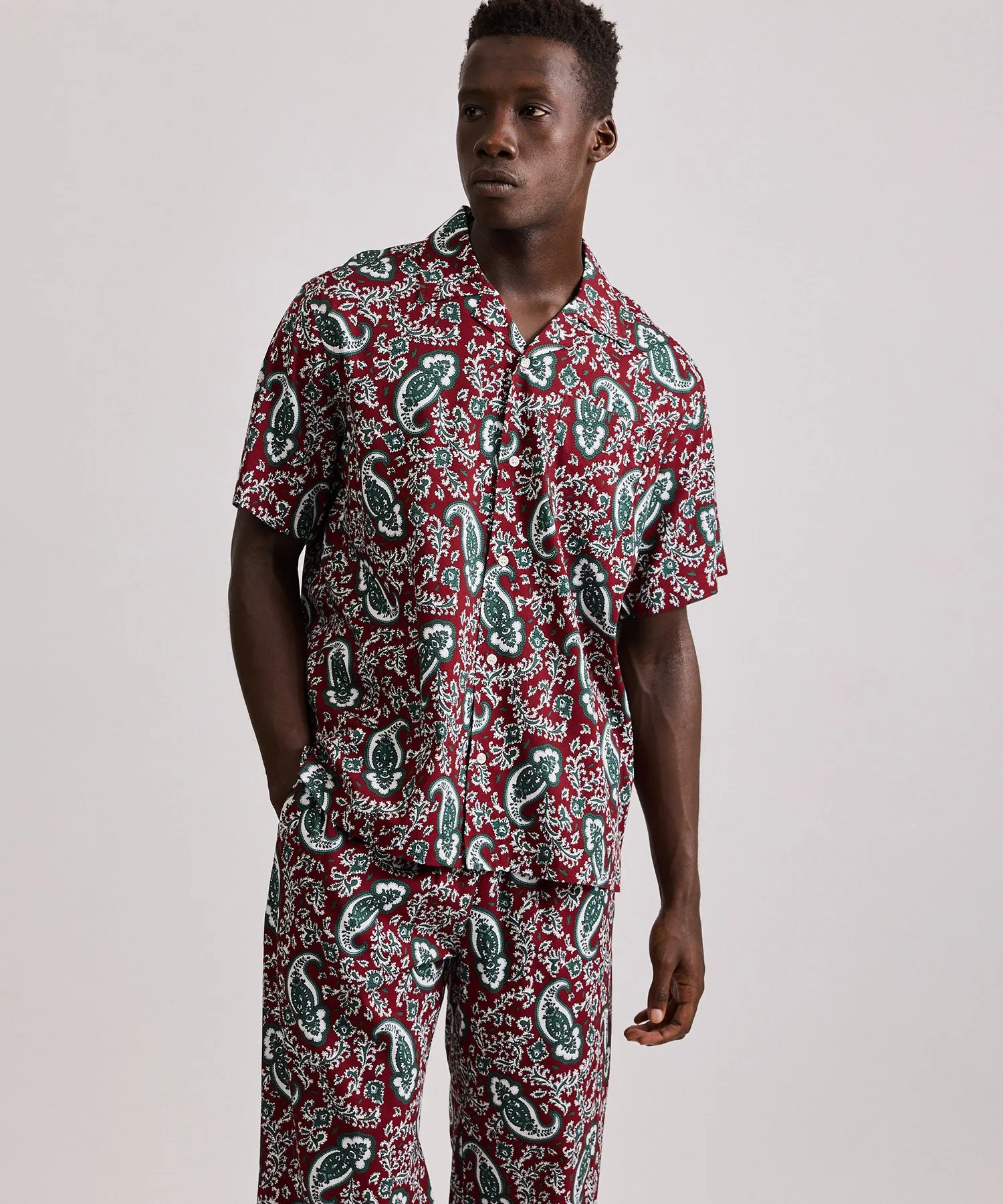 Canty Paisley SS Shirt sold by Saturdays New York City product image thumbnail 2