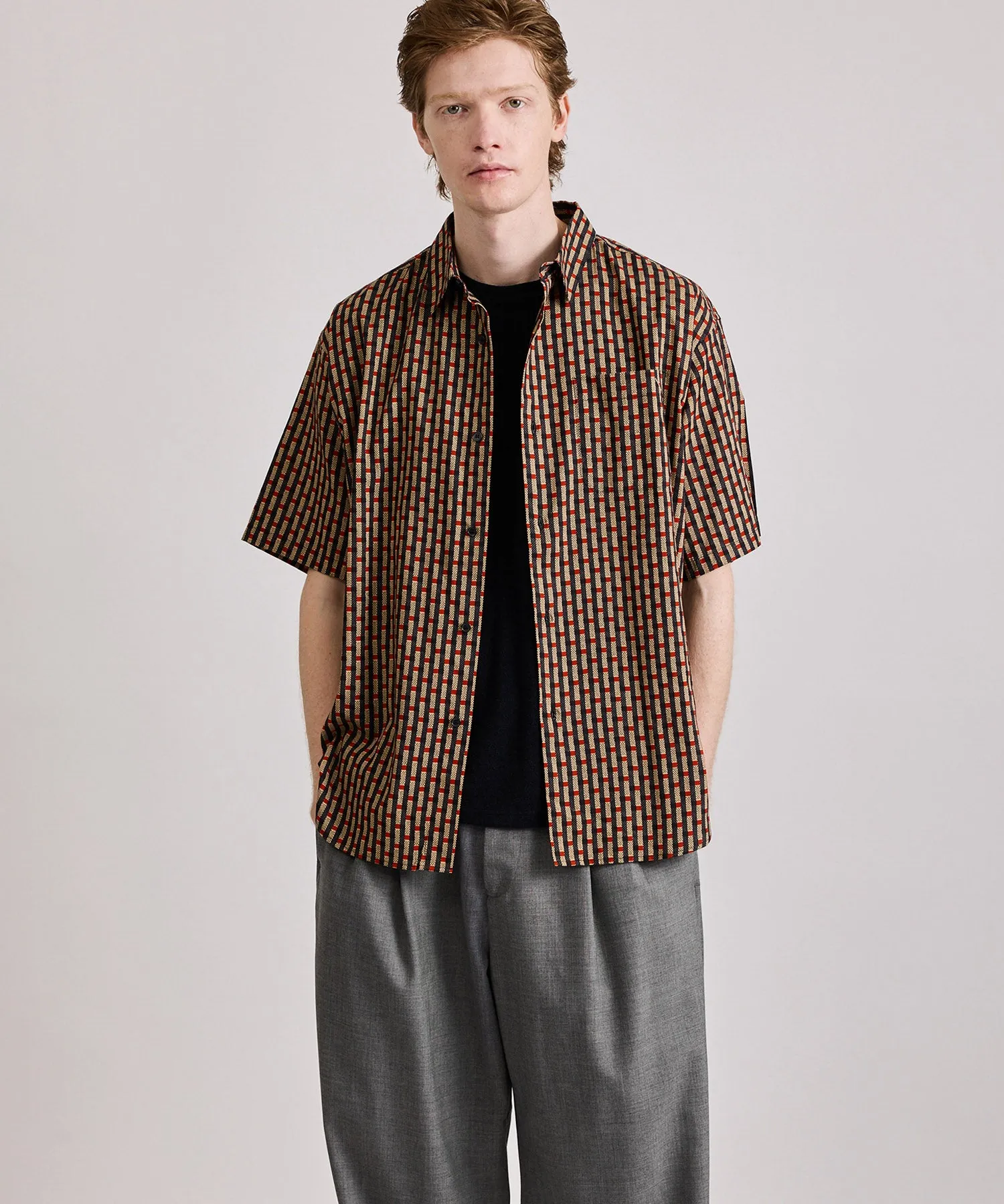 Bruce Broken Stripe SS Shirt sold by Saturdays New York City product image thumbnail 3