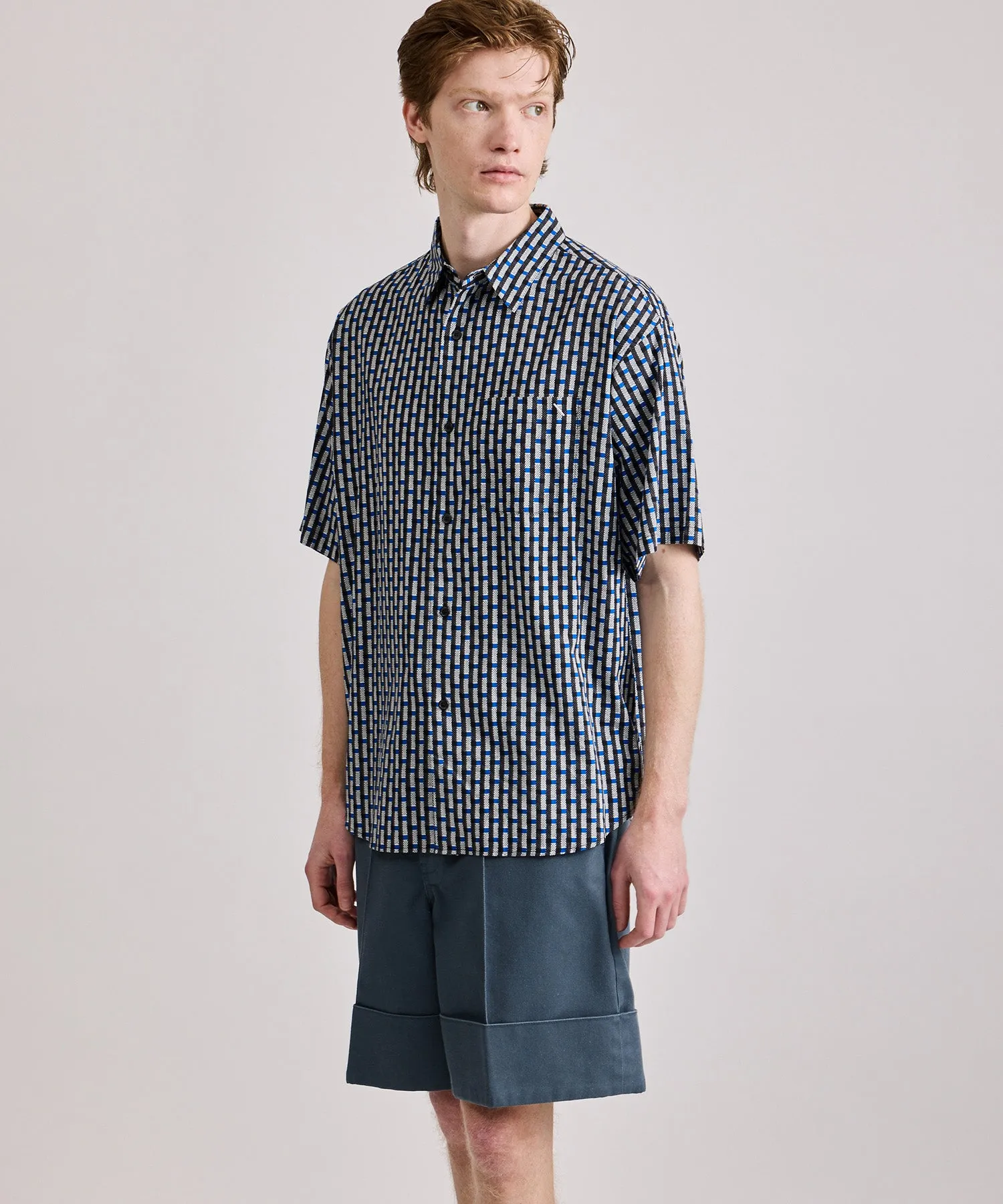 Bruce Broken Stripe SS Shirt sold by Saturdays New York City product image thumbnail 3