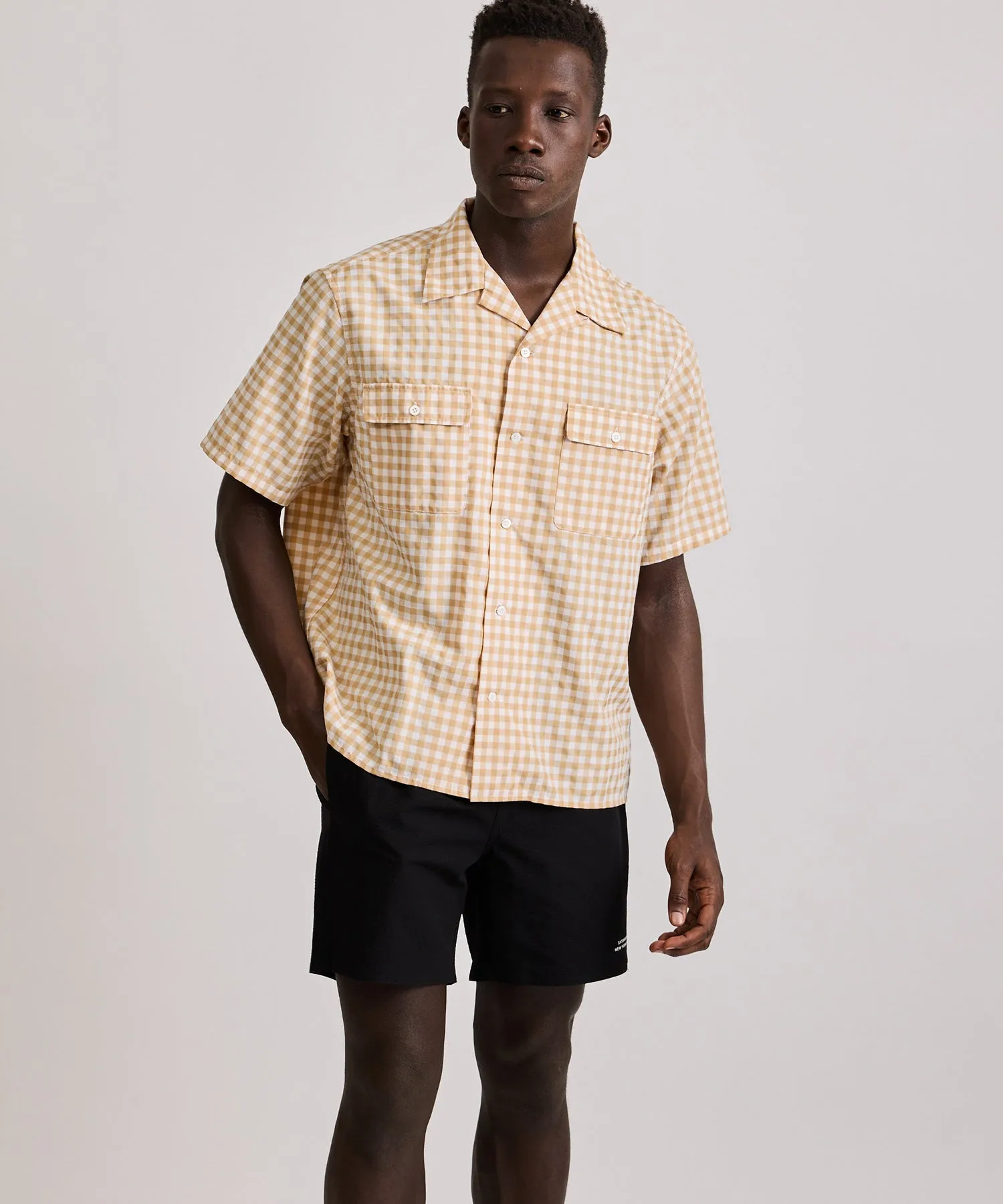 Hester Gingham Check SS Shirt sold by Saturdays New York City product image thumbnail 2
