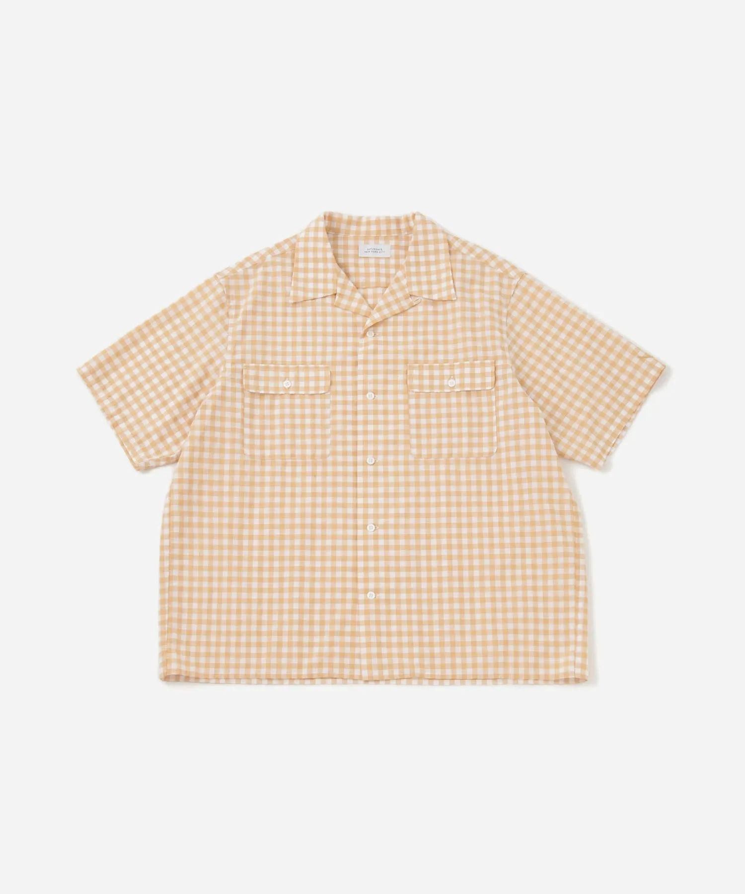 Hester Gingham Check SS Shirt sold by Saturdays New York City