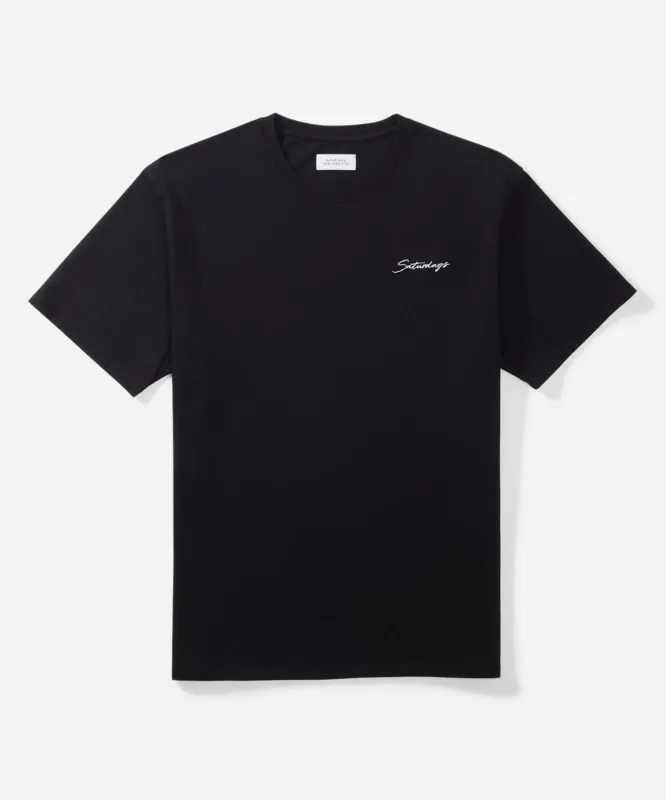 Script Standard SS Tee sold by Saturdays New York City