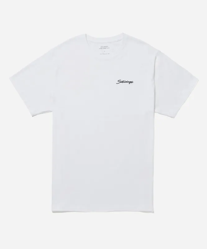 Script Standard SS Tee sold by Saturdays New York City