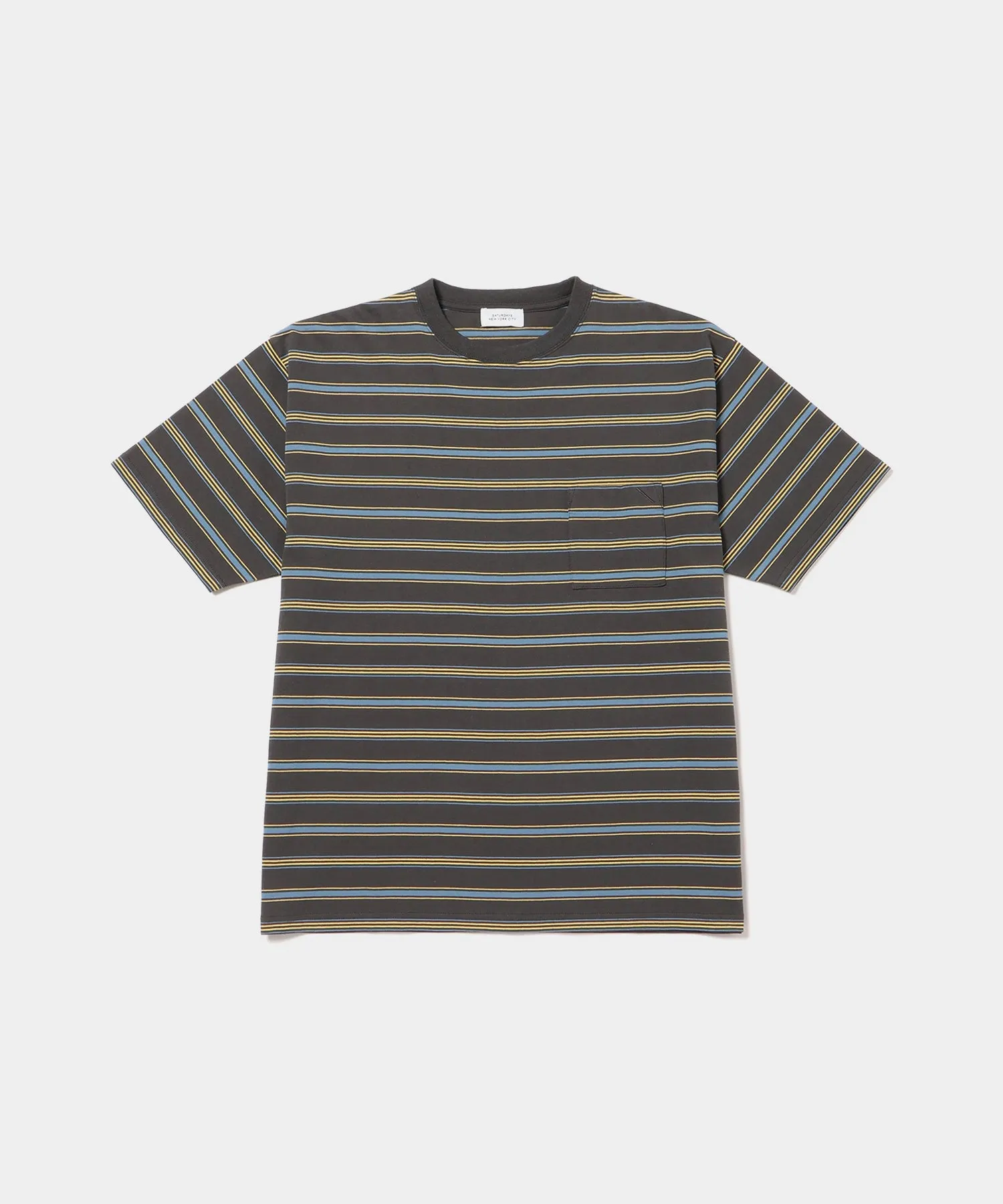 Border Stripe Relaxed SS Tee sold by Saturdays New York City