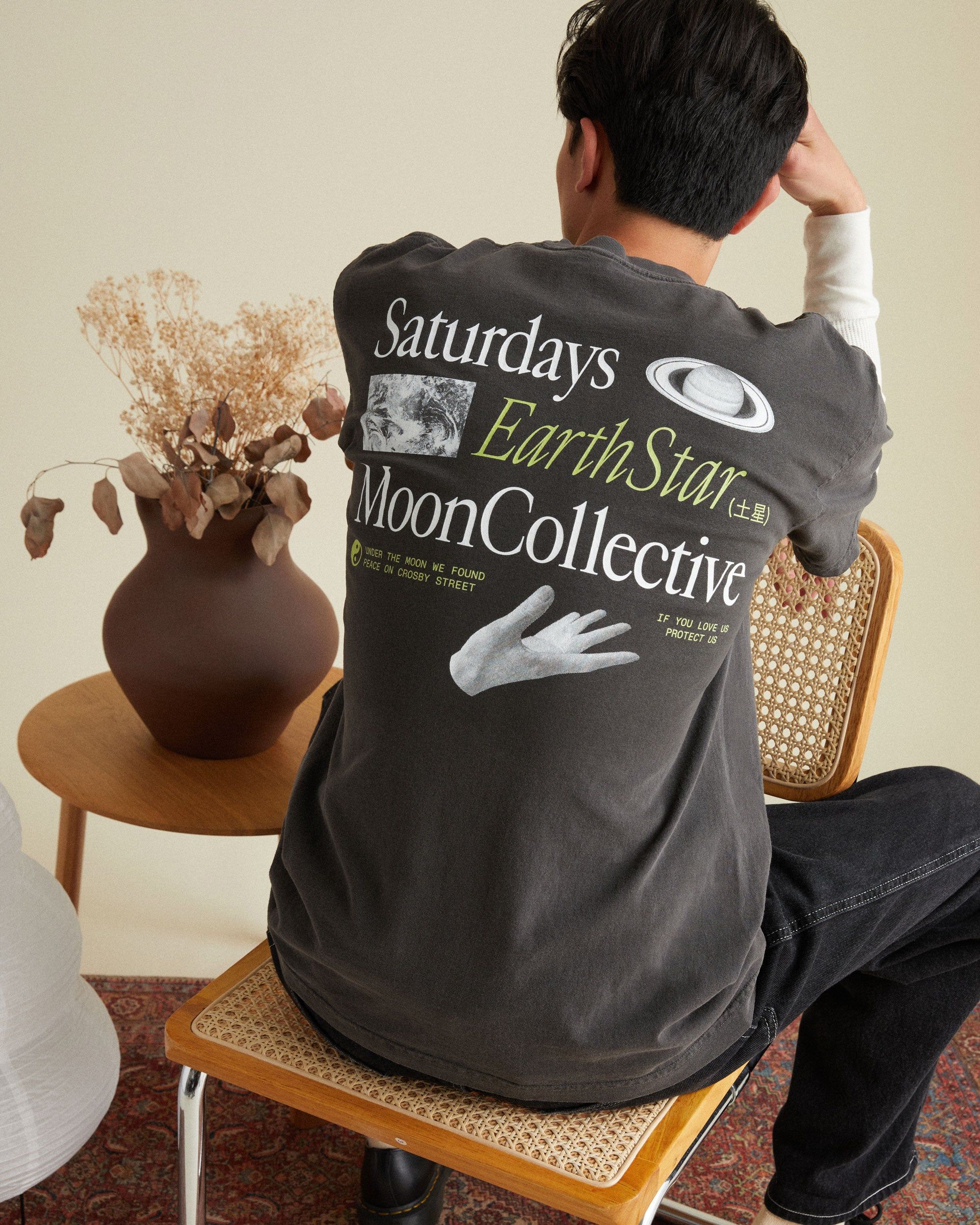 SNYC x Moon Collective EarthStar Short Sleeve Tee sold by Saturdays New York City product image thumbnail 3