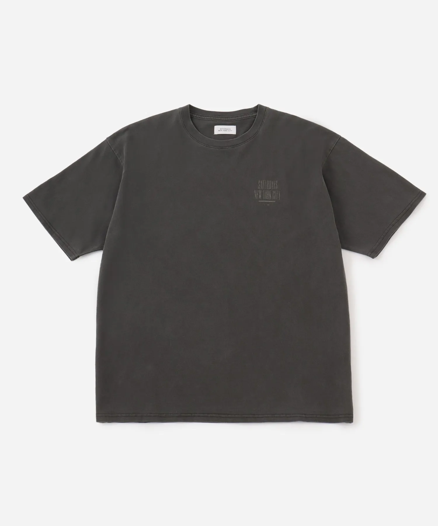 Slash Pigment Dyed Relaxed SS Tee sold by Saturdays New York City product image thumbnail 4