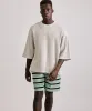 Mesh Stripe Shorts sold by Saturdays New York City
