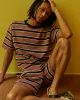 Mesh Stripe Shorts sold by Saturdays New York City