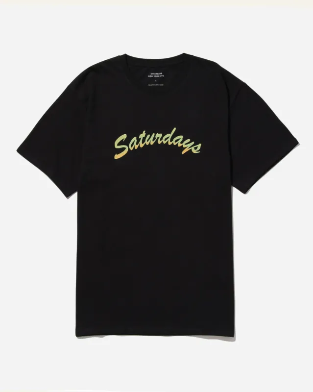 Horizon Script Standard Short Sleeve Tee sold by Saturdays New York City