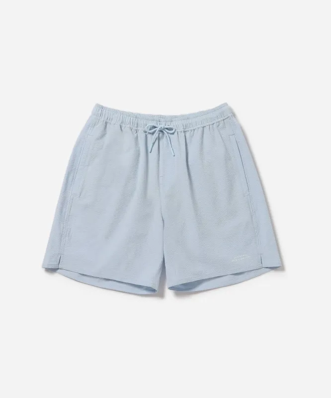 Timothy Seersucker Stripe Swim Short sold by Saturdays New York City