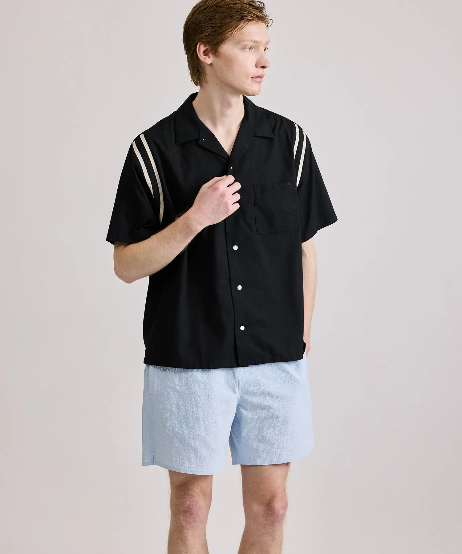 Timothy Seersucker Stripe Swim Short sold by Saturdays New York City product image thumbnail 2